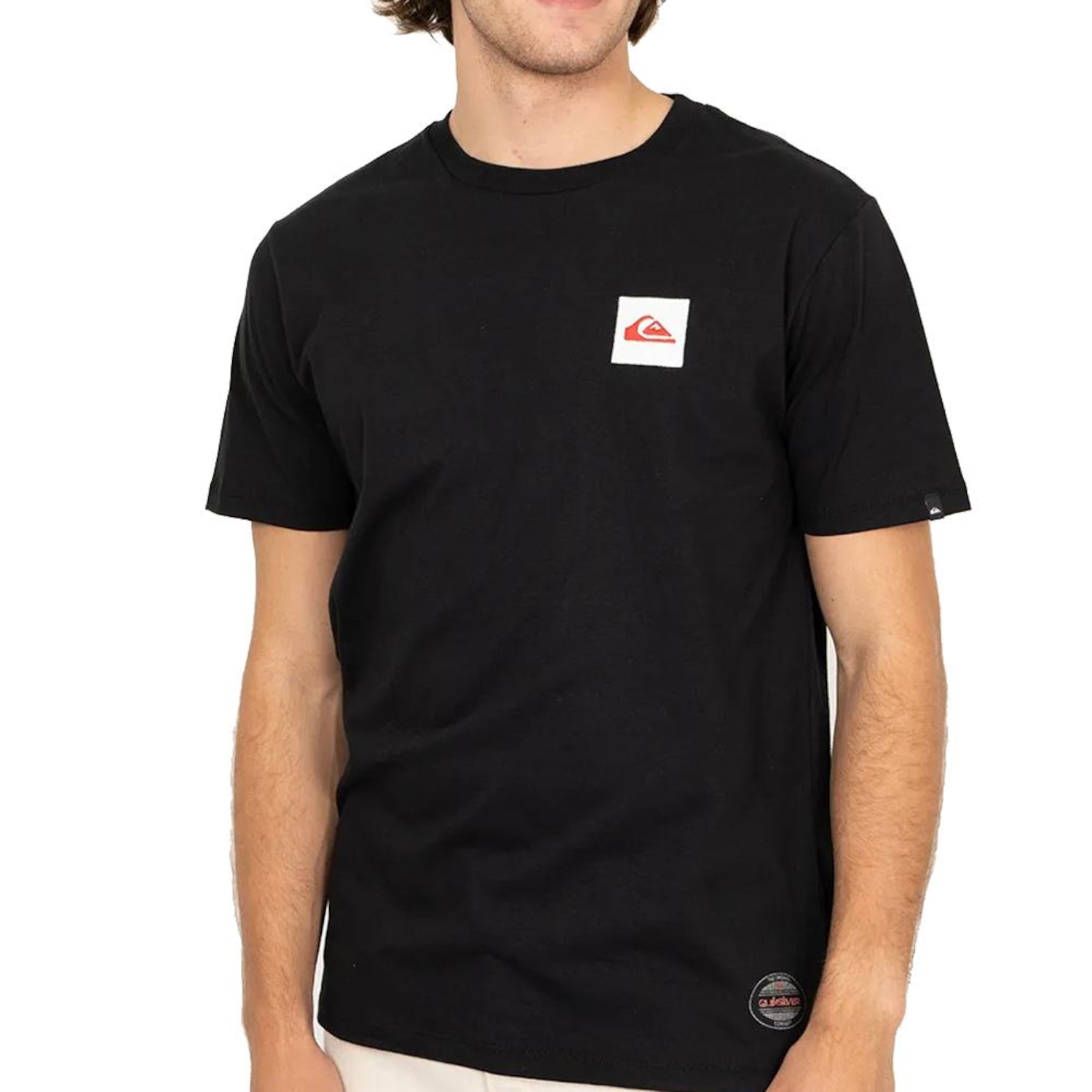 Camiseta Quiksilver Emb Square - Masculina - Foto 1