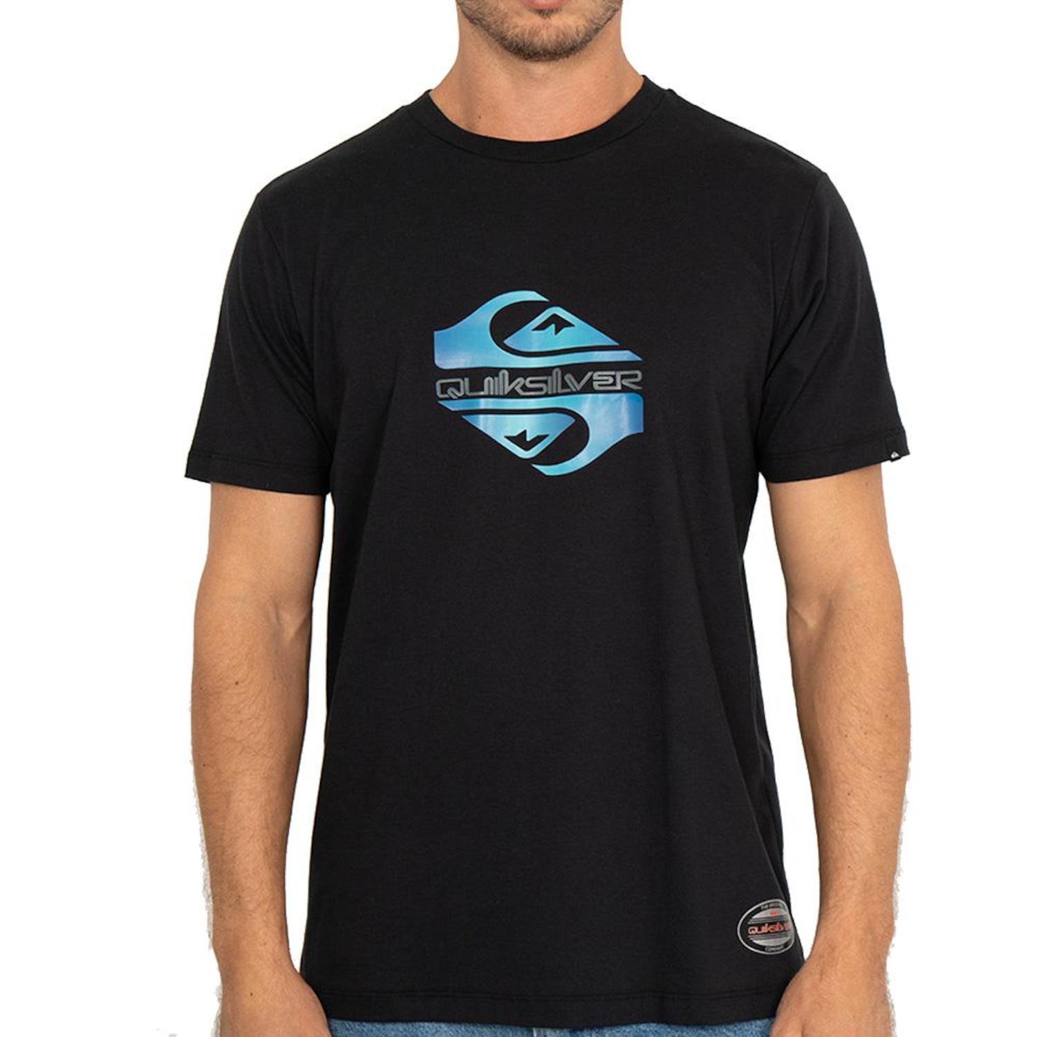 Camiseta Quiksilver Soft Hologram PS - Masculina - Foto 1