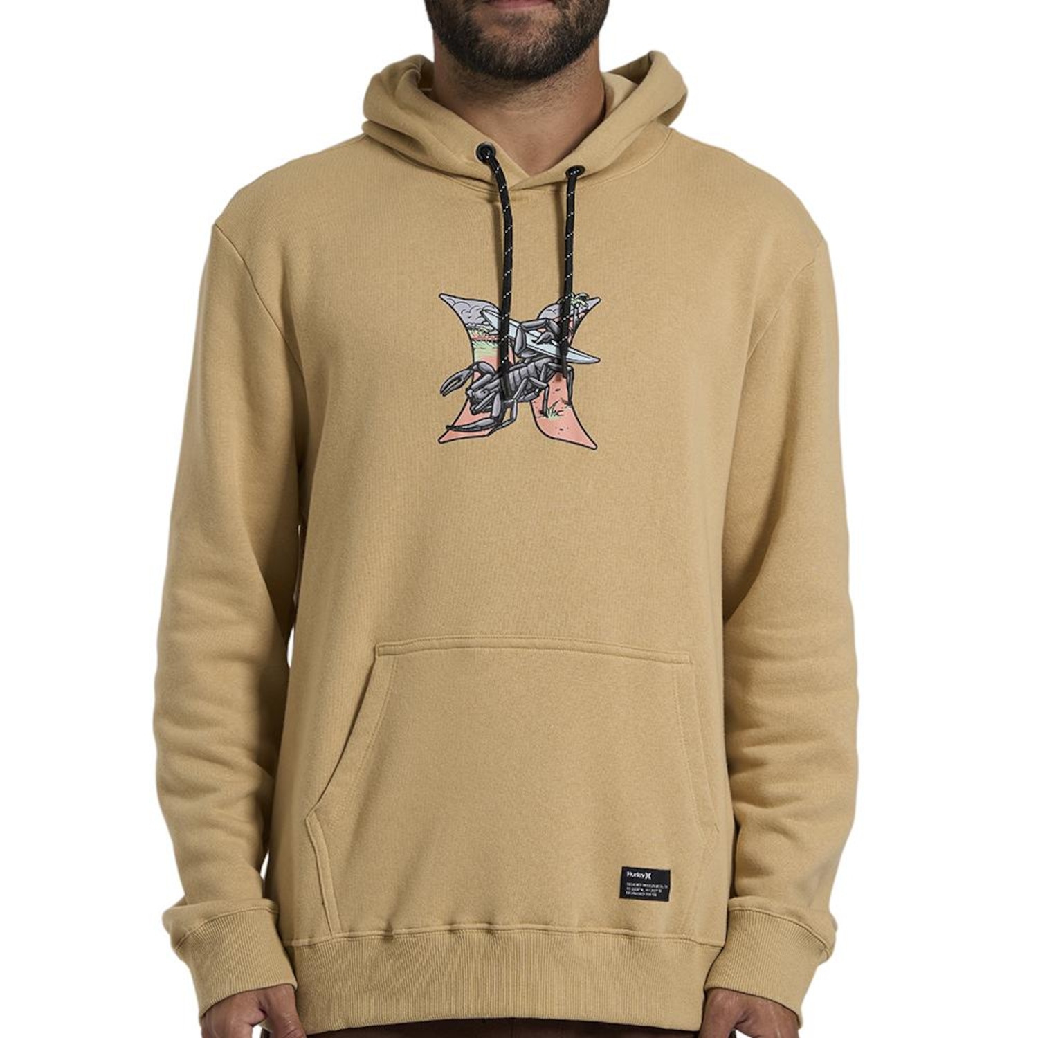 Blusão de Moletom com Capuz Hurley Hurley Scorpion - Masculino - Foto 1