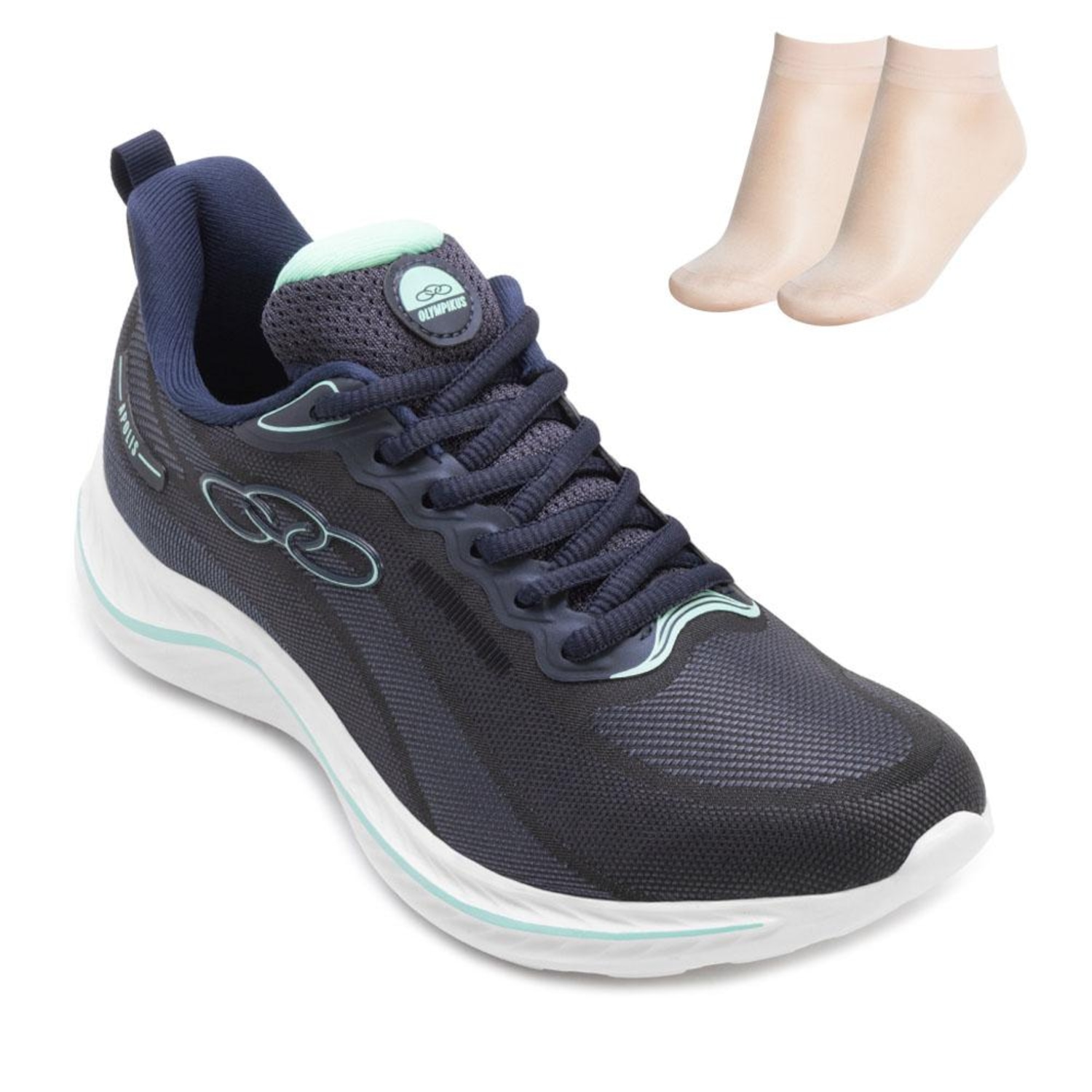 Tênis Feminino Olympikus MV Apolis + Meia - Foto 1