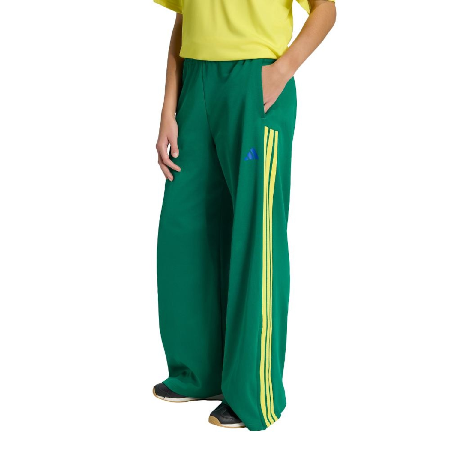 Calça Adidas Wide Leg House of Tiro Feminina - Foto 1