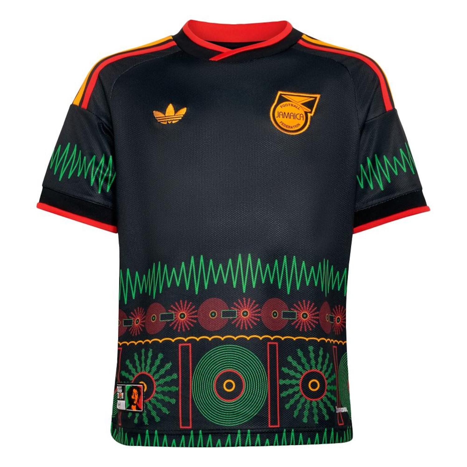 Camisa Jamaica II 26/27 x Bob Marley Adidas Infantil - Foto 1