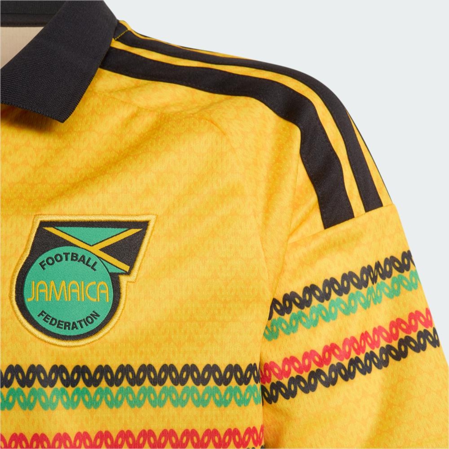 Camisa Jamaica I 26/27 x Bob Marley Adidas Infantil - Foto 4