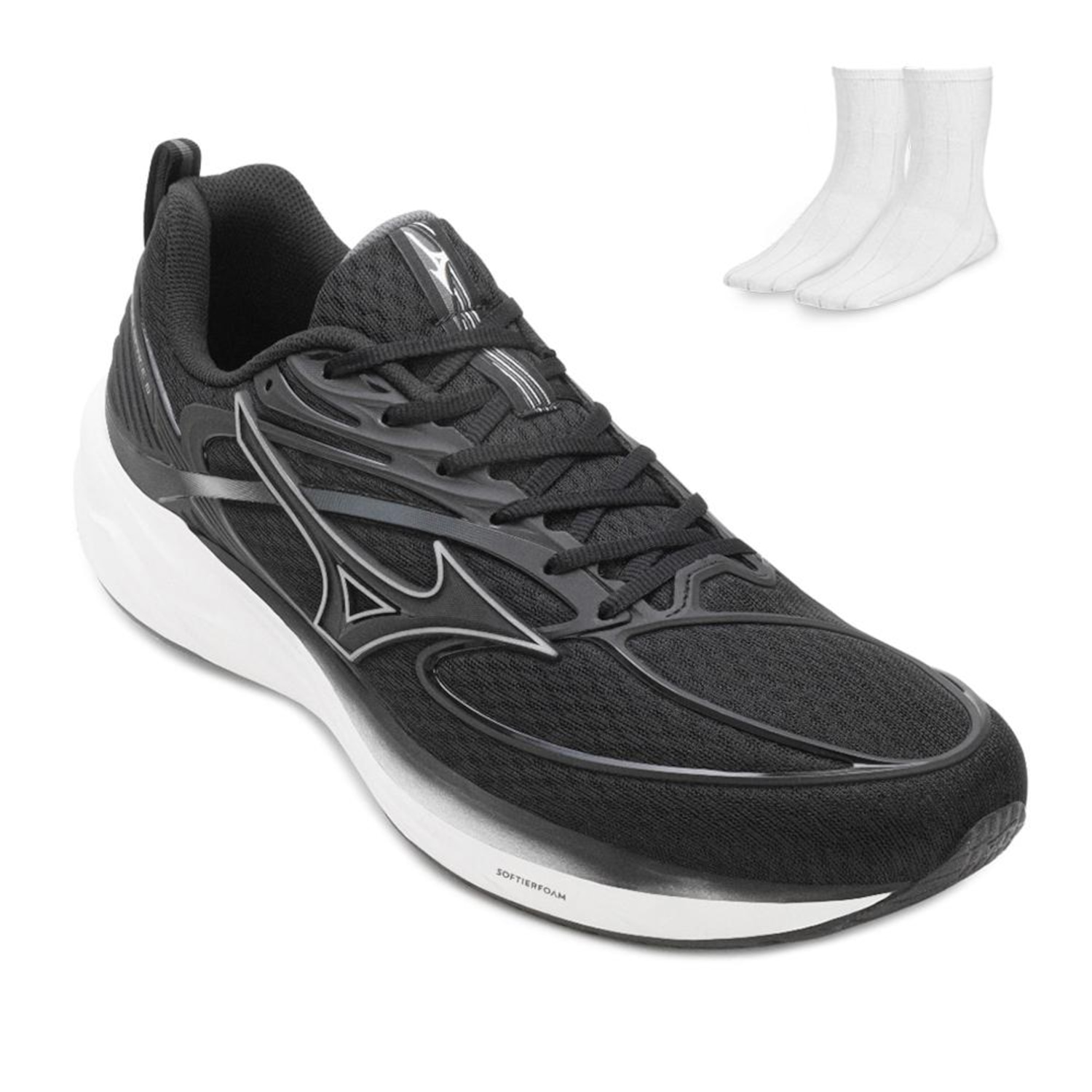 Tênis Masculino Running Mizuno PB Space 6 + Meia - Foto 1