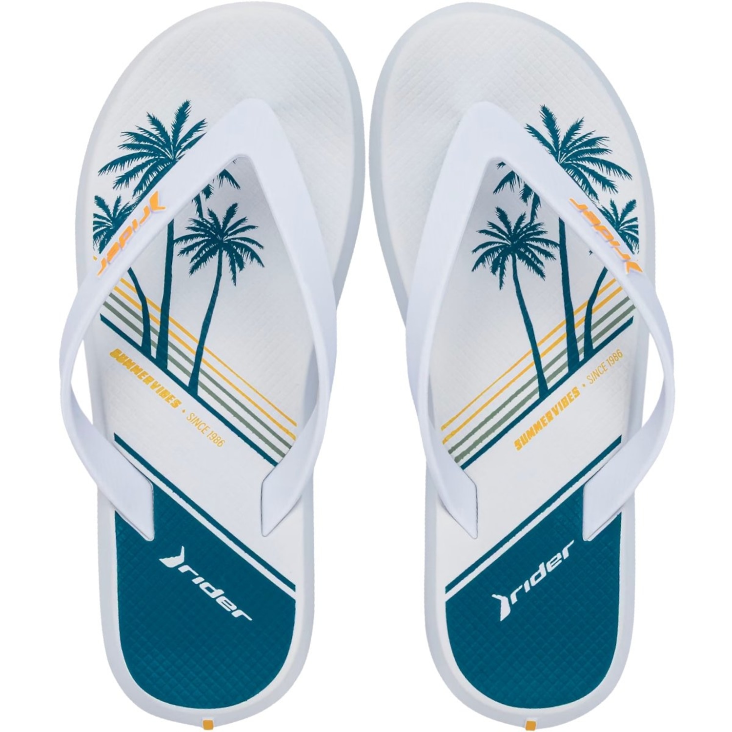 Chinelo de Dedo Rider R1 Style Summer Vibes Masculino - Foto 1