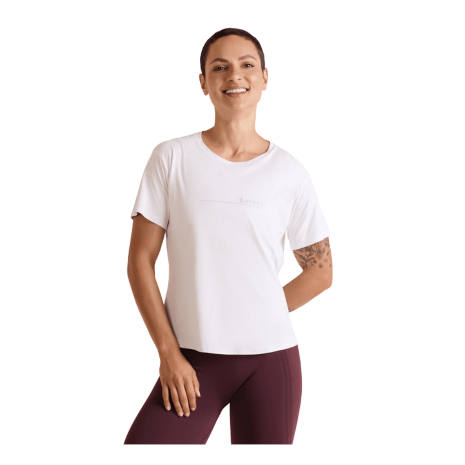 Camiseta Lupo Poliamida Básica - Feminina - Foto 1
