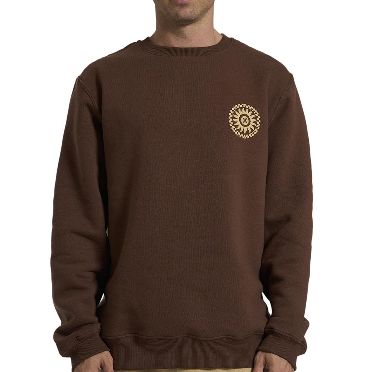 Blusão de Moletom Hurley Careca Empire - Masculino - Foto 1