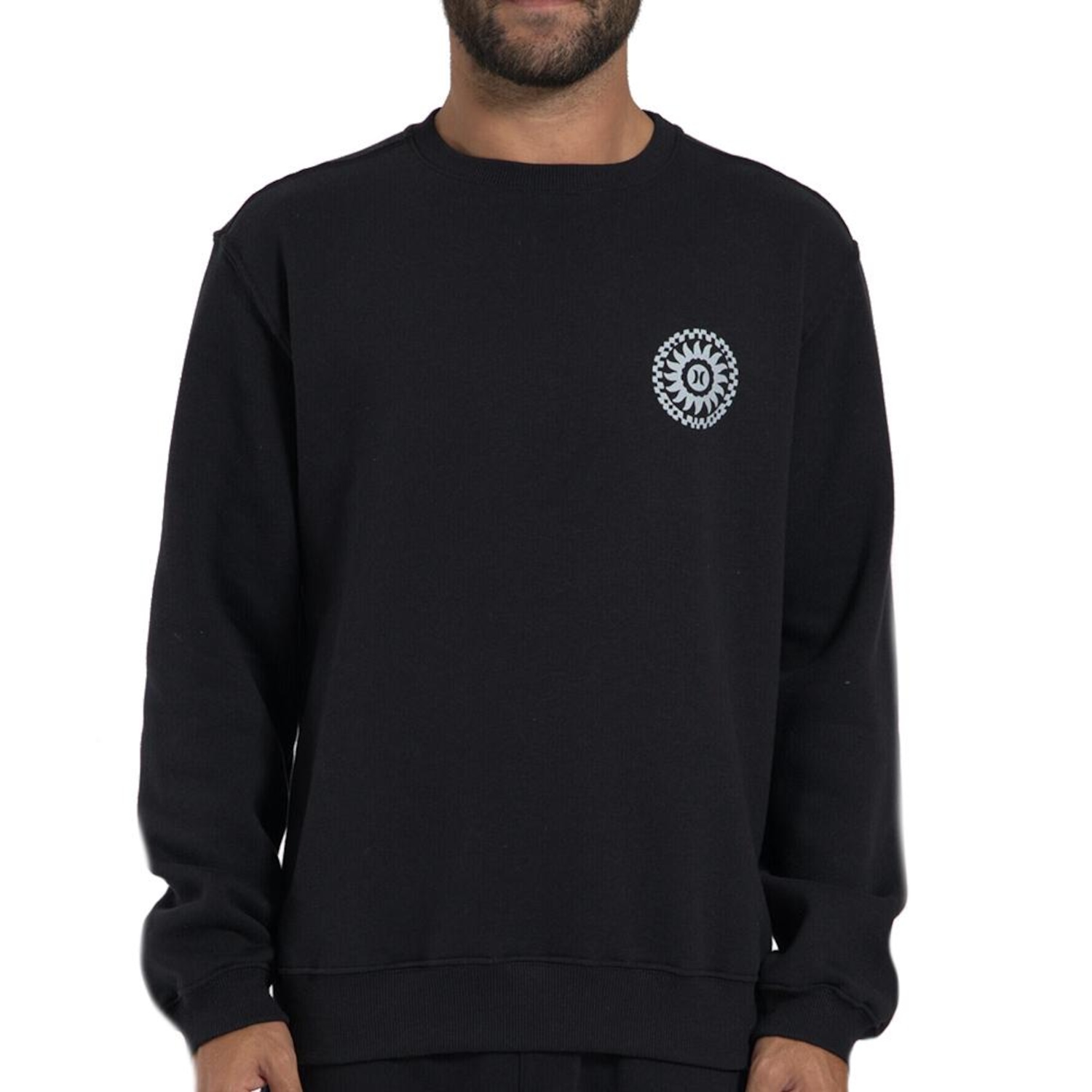 Blusão de Moletom Hurley Careca Empire - Masculino - Foto 1