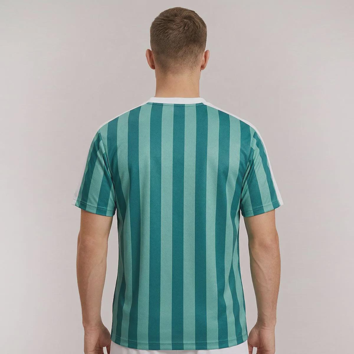 Camiseta Ess Relaxad Striped Football Jersey Puma Masculina - Foto 3