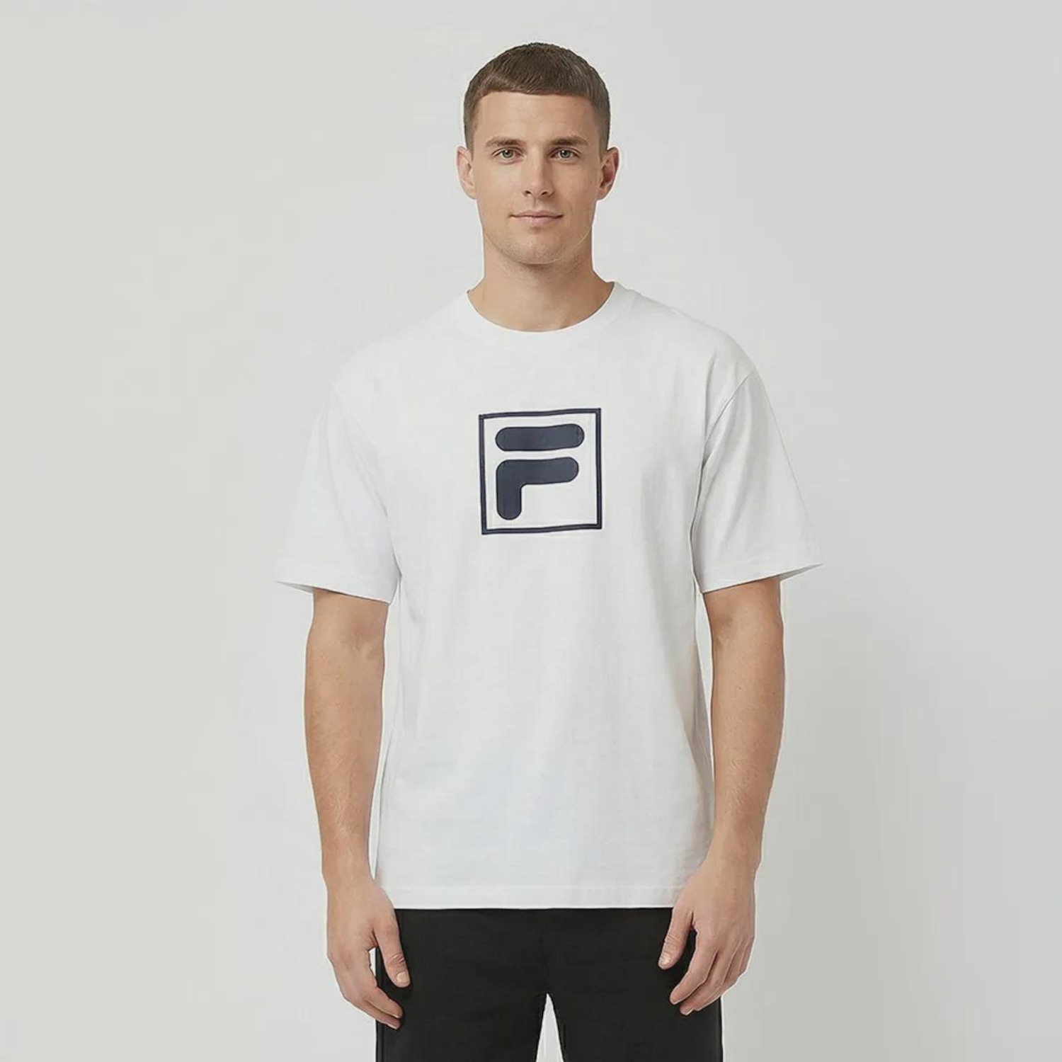 Camiseta Masculina Over Play To Win Graphic Fila - Foto 1