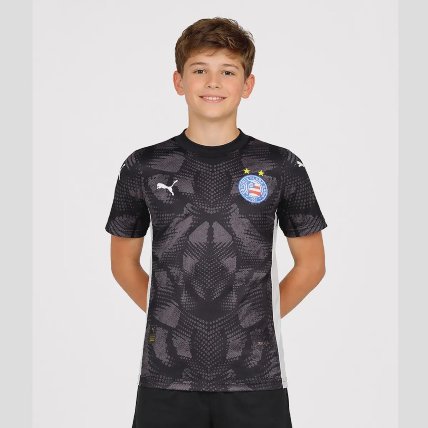 Camisa EC Bahia I 2025 Puma Infantil - Foto 1