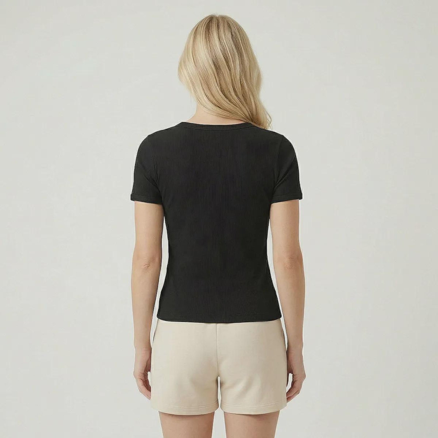 Camiseta Feminina Essentials Rib Fila - Foto 3