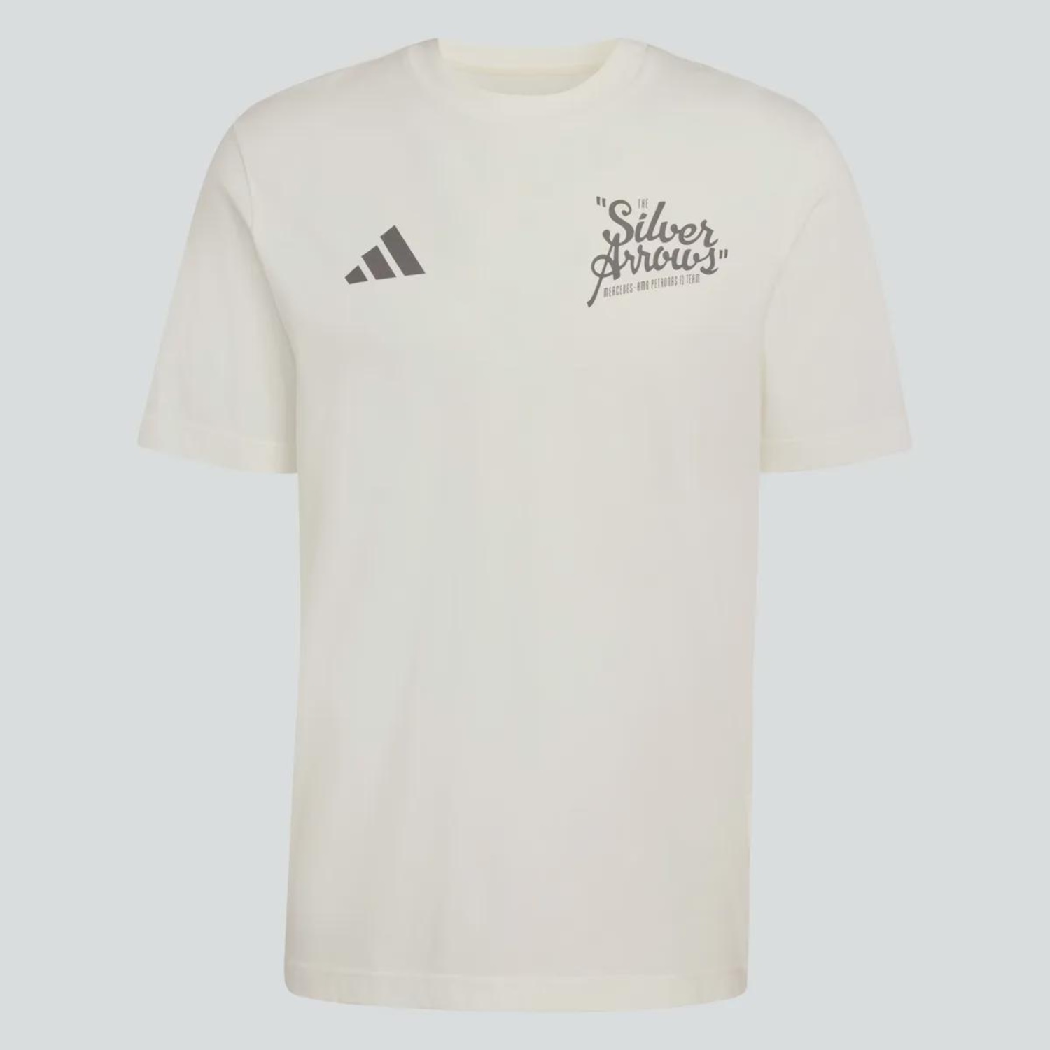 Camiseta Masculina Mercedes AMG Petronas Silver Arrows O2 adidas - Foto 4