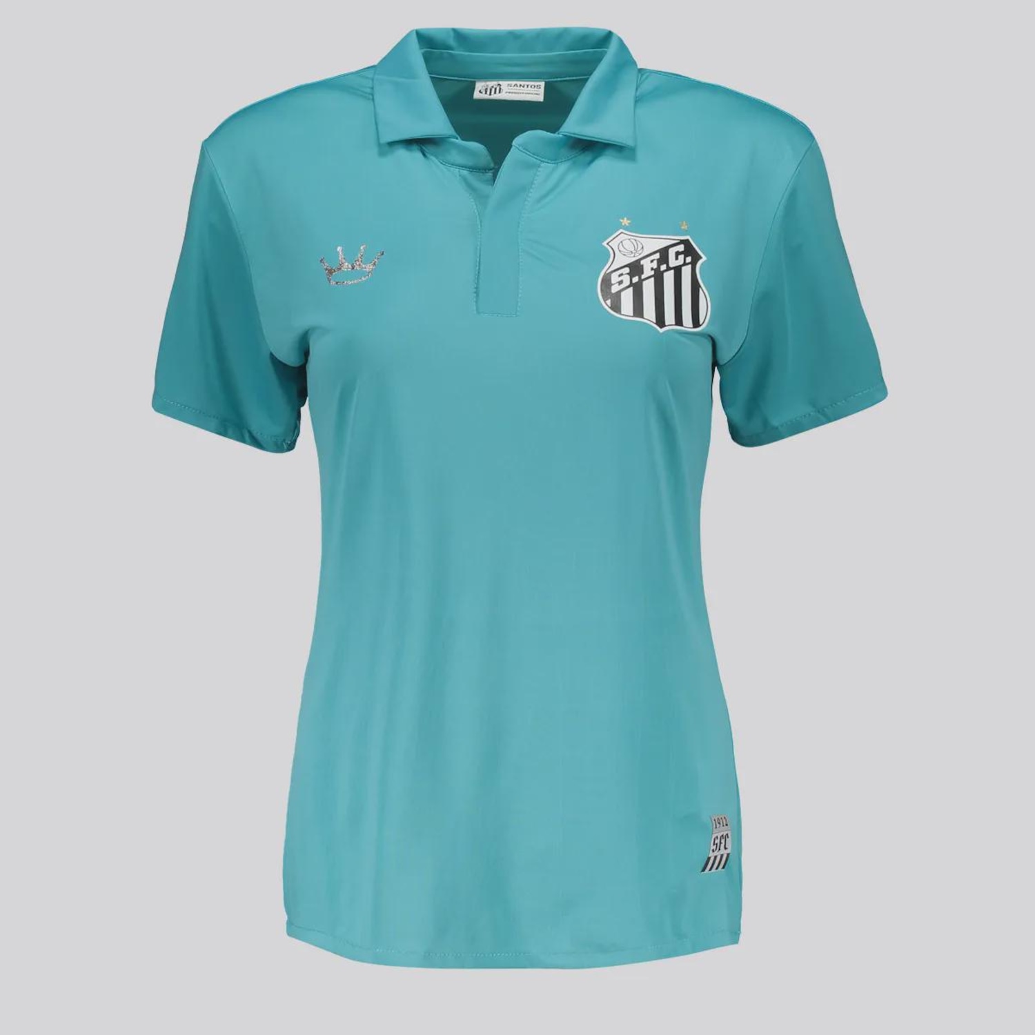 Camisa Polo do Santos Príncipe FutFanatics Feminina - Foto 1
