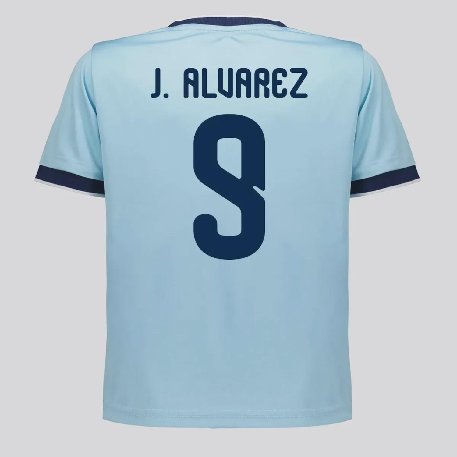 Camisa Argentina Lanes 9 J. Alvarez FutFanatics Infantil - Foto 1