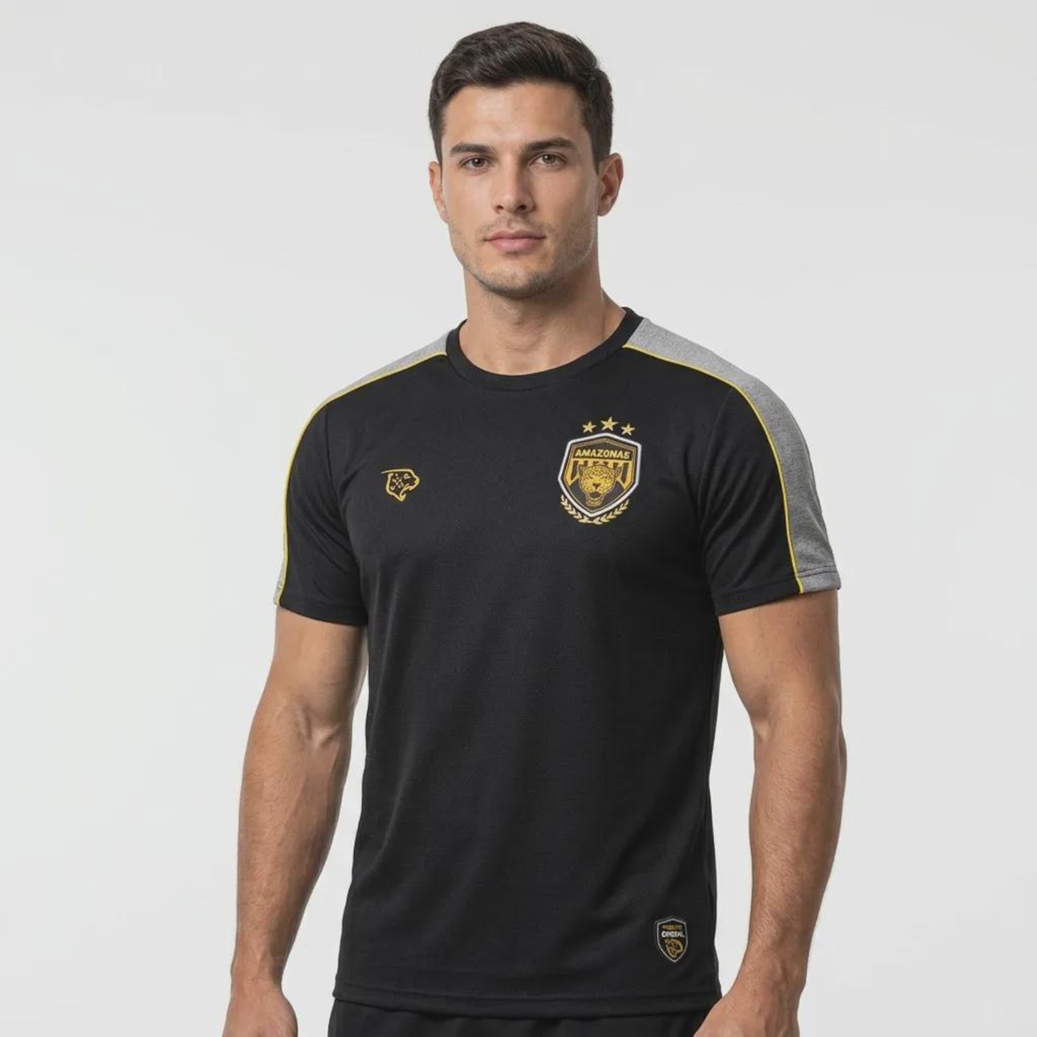 Camisa Onça Amazonas Concentração Atleta 2025 FutFanatics Masculina - Foto 1