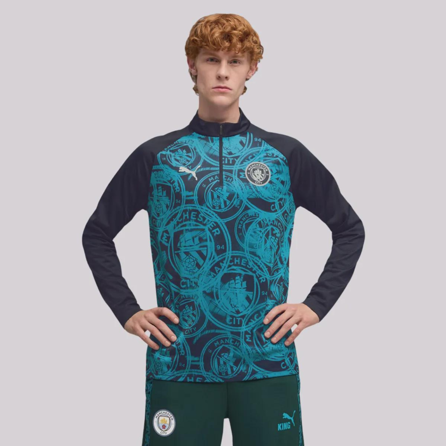 Blusão Manchester City Pre-Match 2026 Puma Masculino - Foto 1