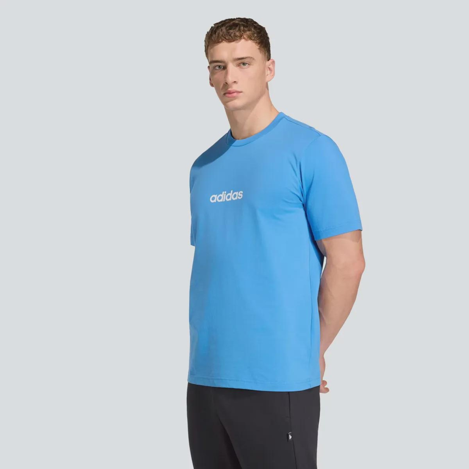 Camiseta Masculina Logo Linear II adidas - Foto 1