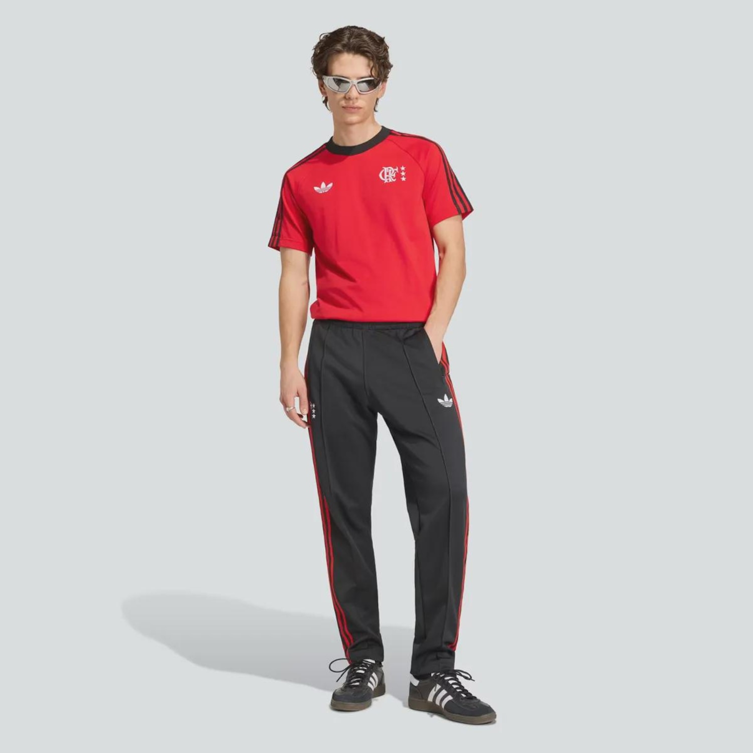 Camiseta do Flamengo Originals adidas Masculina - Foto 3