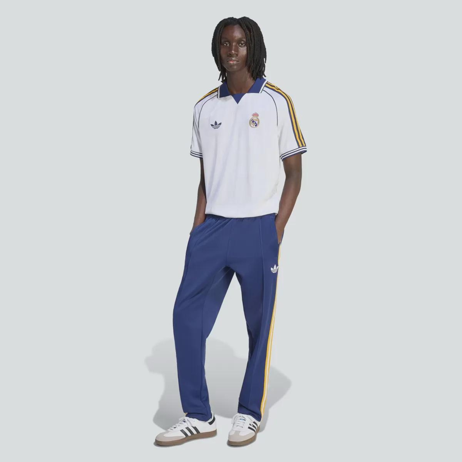 Camisa Polo Masculina Real Madrid Originals adidas - Foto 3