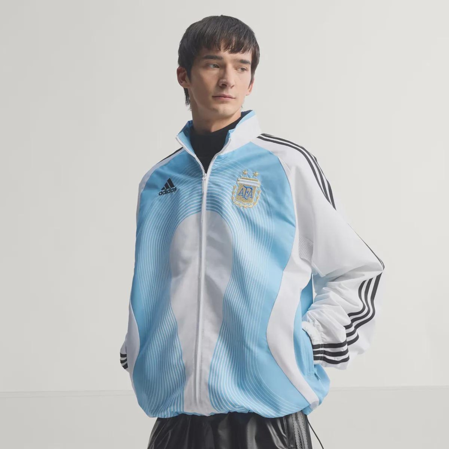 Jaqueta Argentina I 2006 Masculina adidas - Foto 1