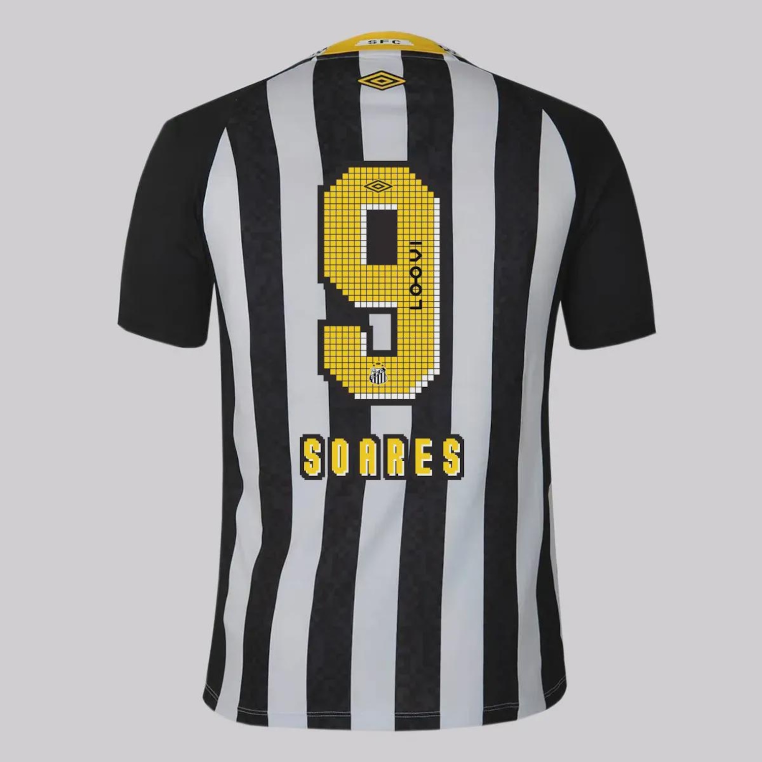 Camisa do Santos II 2025 9 Soares Umbro Masculina - Foto 1