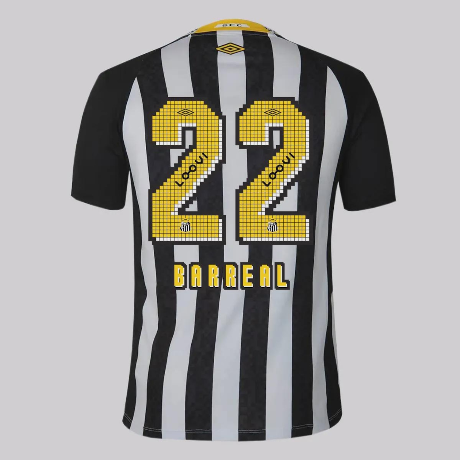 Camisa do Santos II 2025 22 Barreal Umbro Masculina - Foto 1