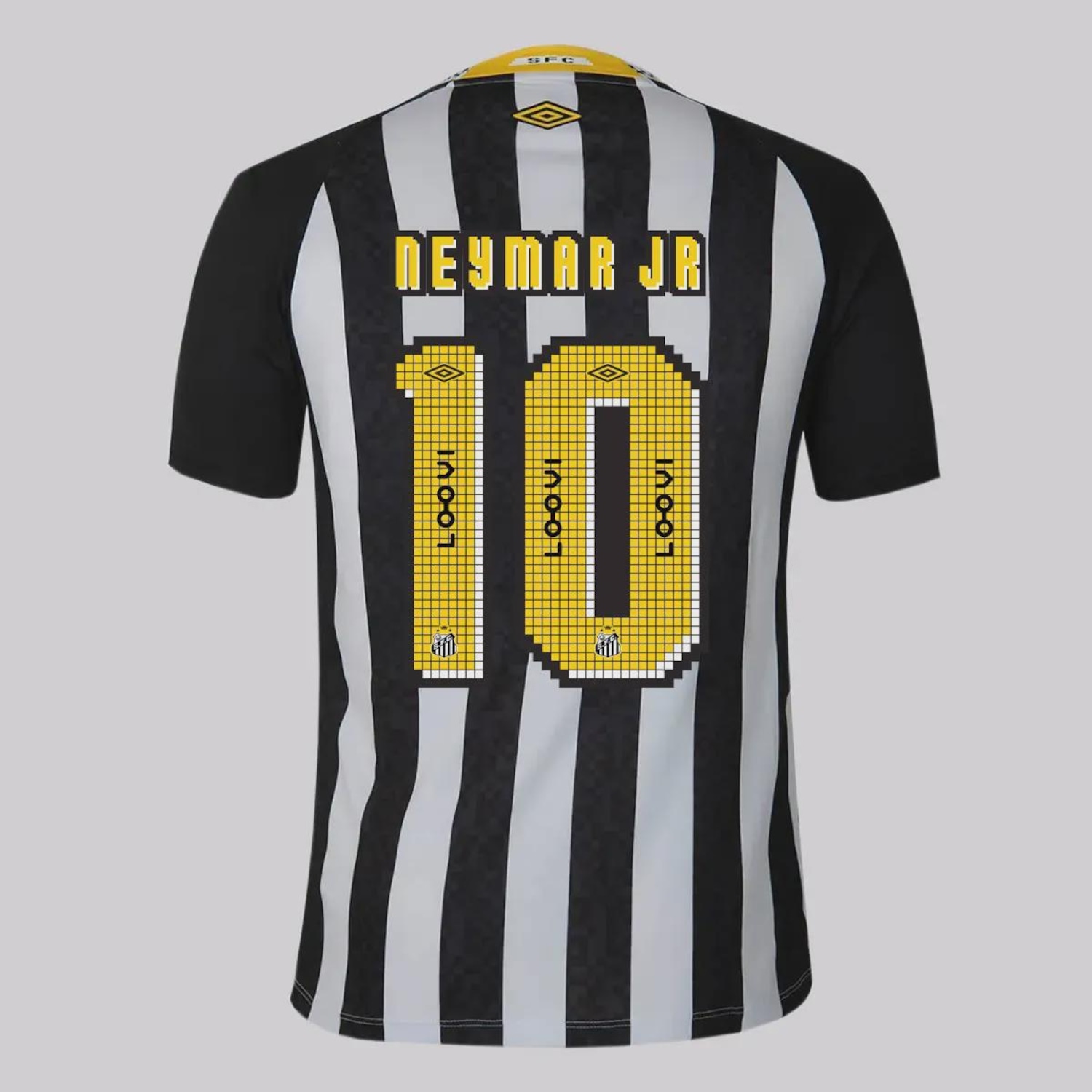 Camisa do Santos II 2025 10 Neymar Jr Umbro Masculina - Foto 1