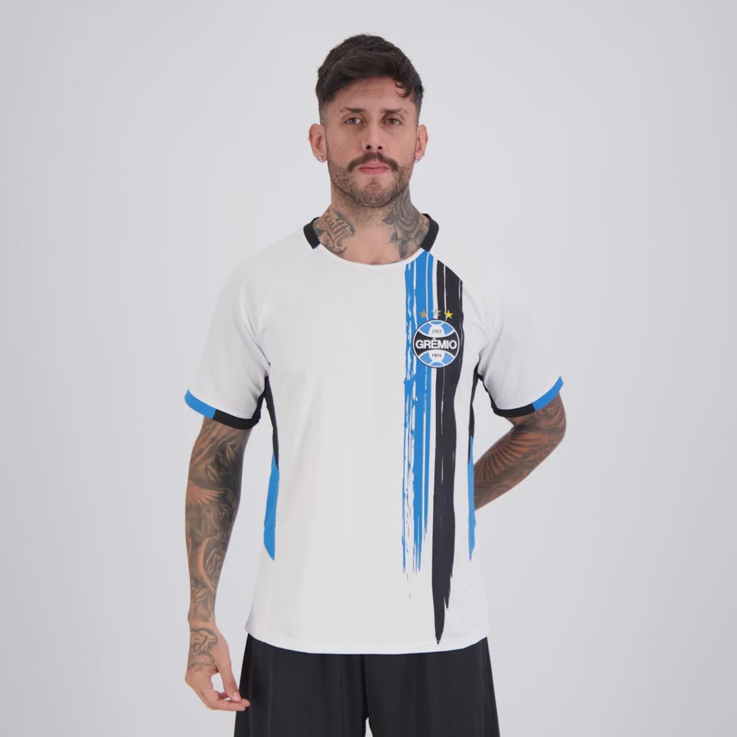 Camisa Grêmio Paintt FutFanatics Masculina - Foto 1