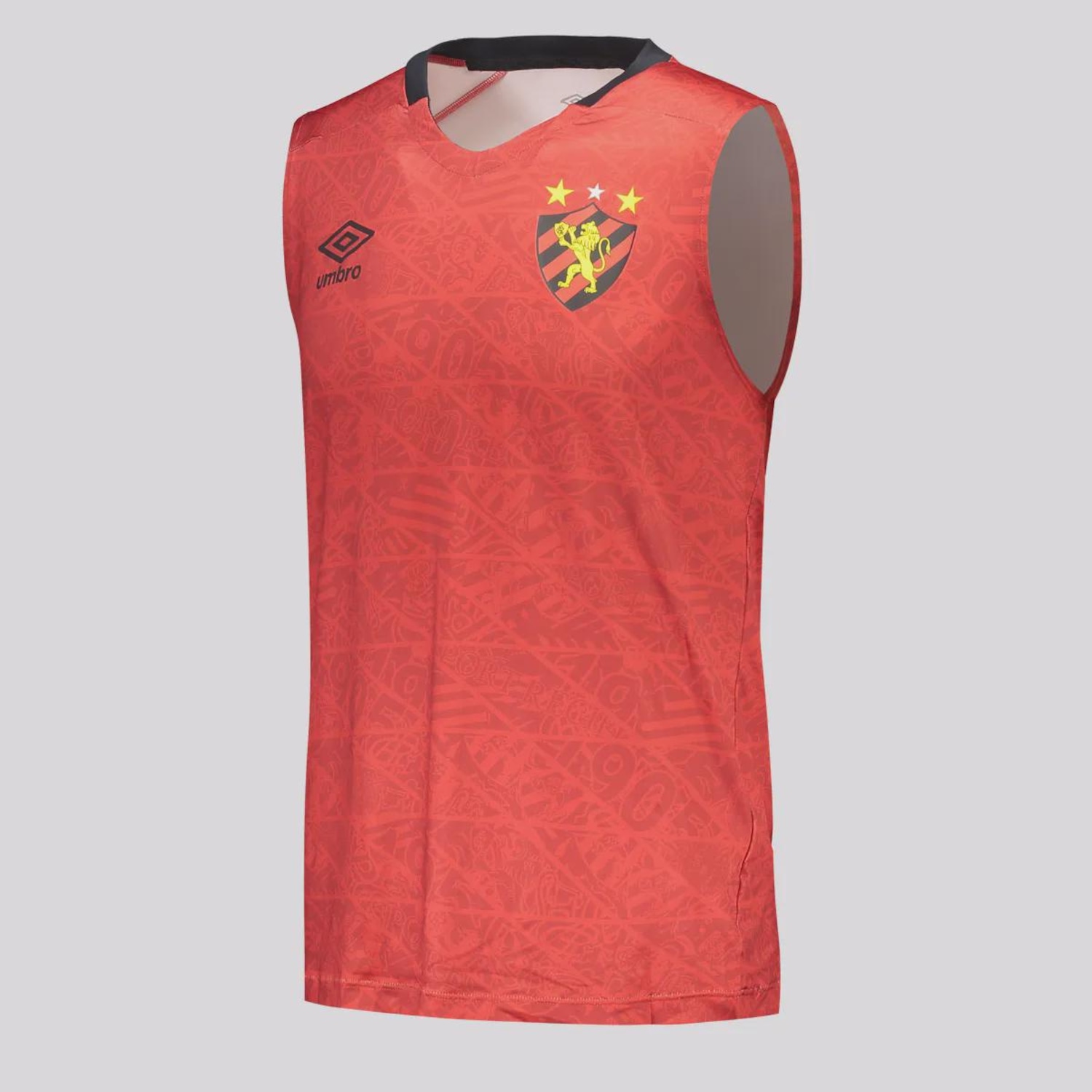 Camiseta Regata Sport Recife Aquecimento 2025 Umbro Masculina - Foto 2