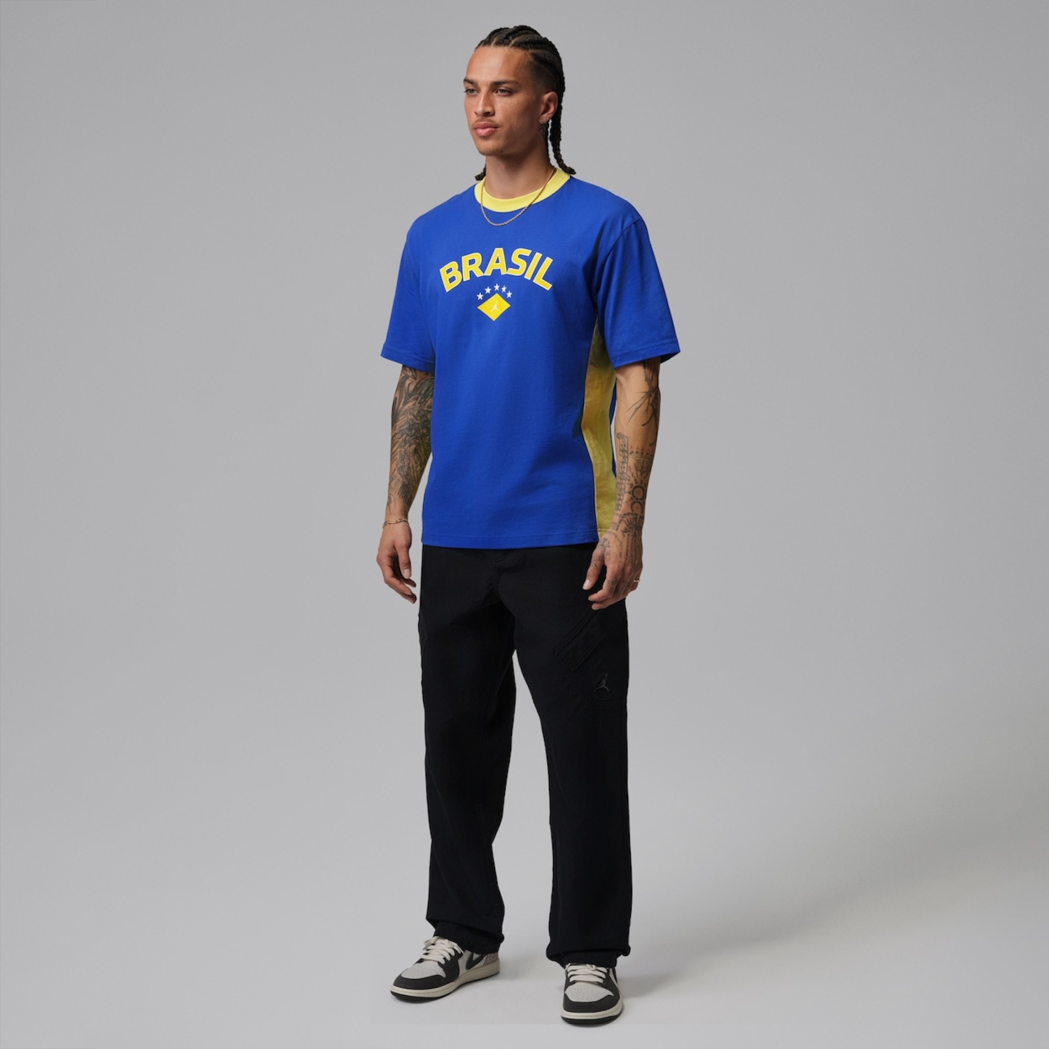Camiseta Brasil Air Jordan - Foto 2