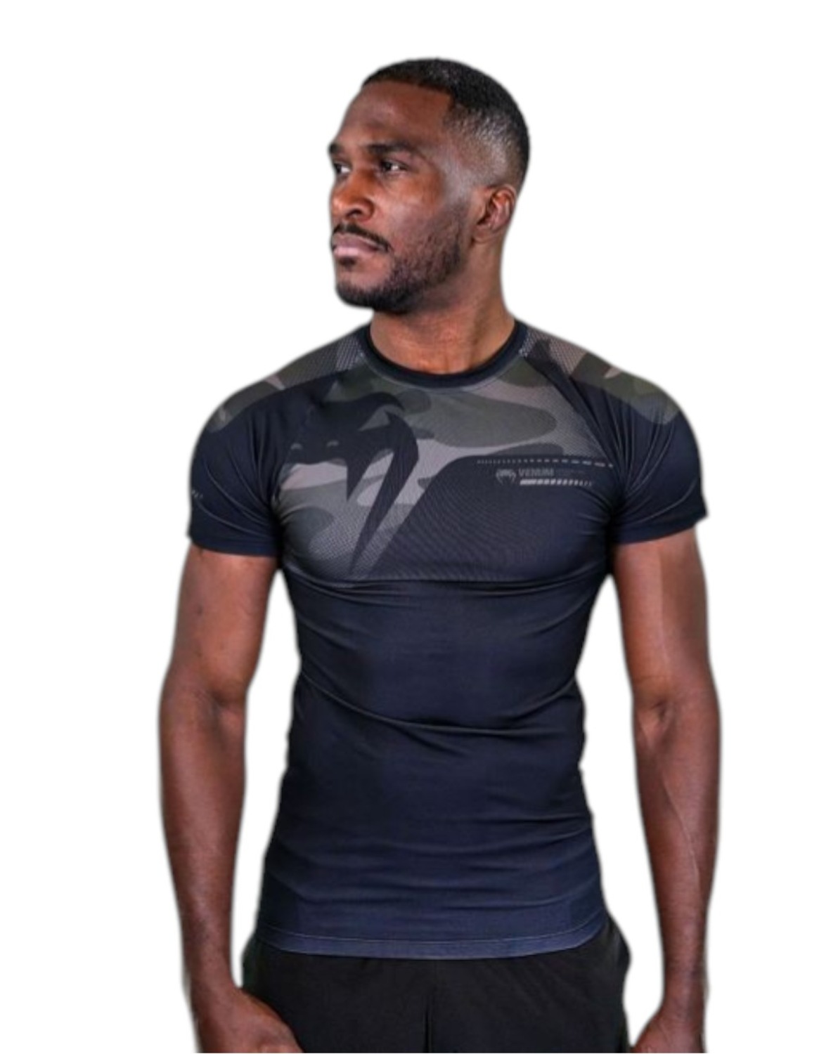 Camiseta Rashguard Venum Giant Titan Jungle Camuflada - Masculina - Foto 1
