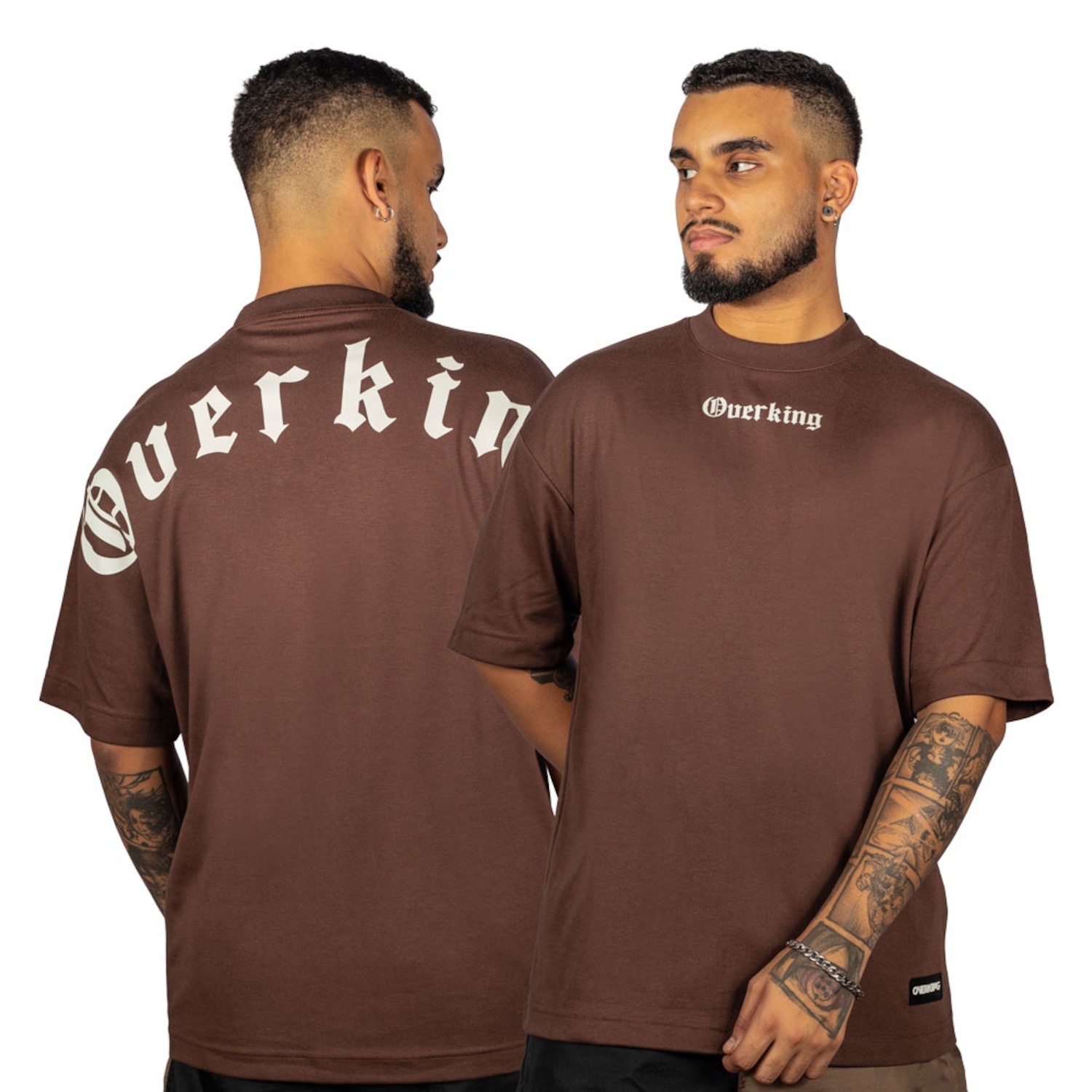 Camiseta Overking Oversized Gothic - Masculina - Foto 1
