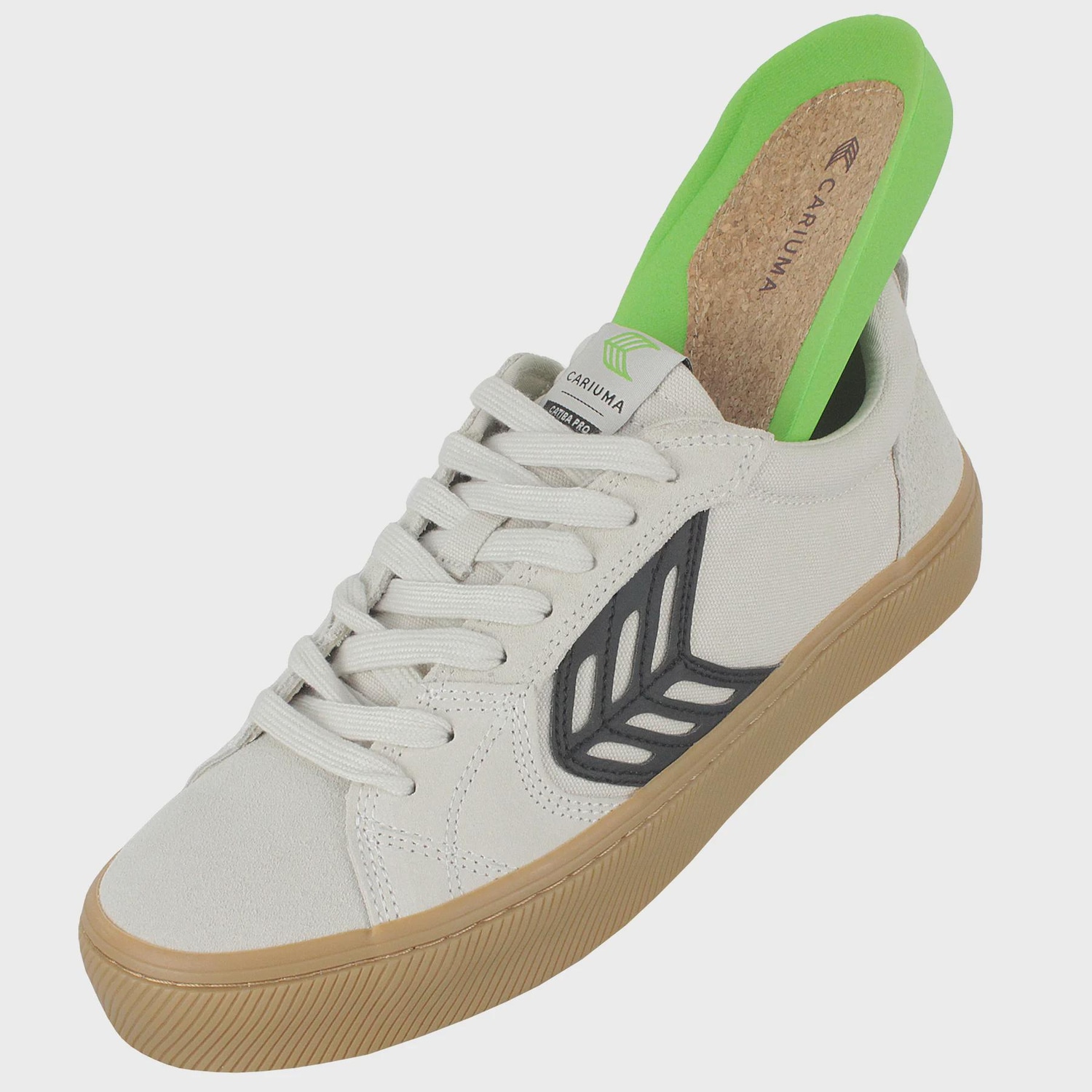 Tênis Masculino Cariuma Catiba Pro Skate Canvas Off White Gum - Foto 3