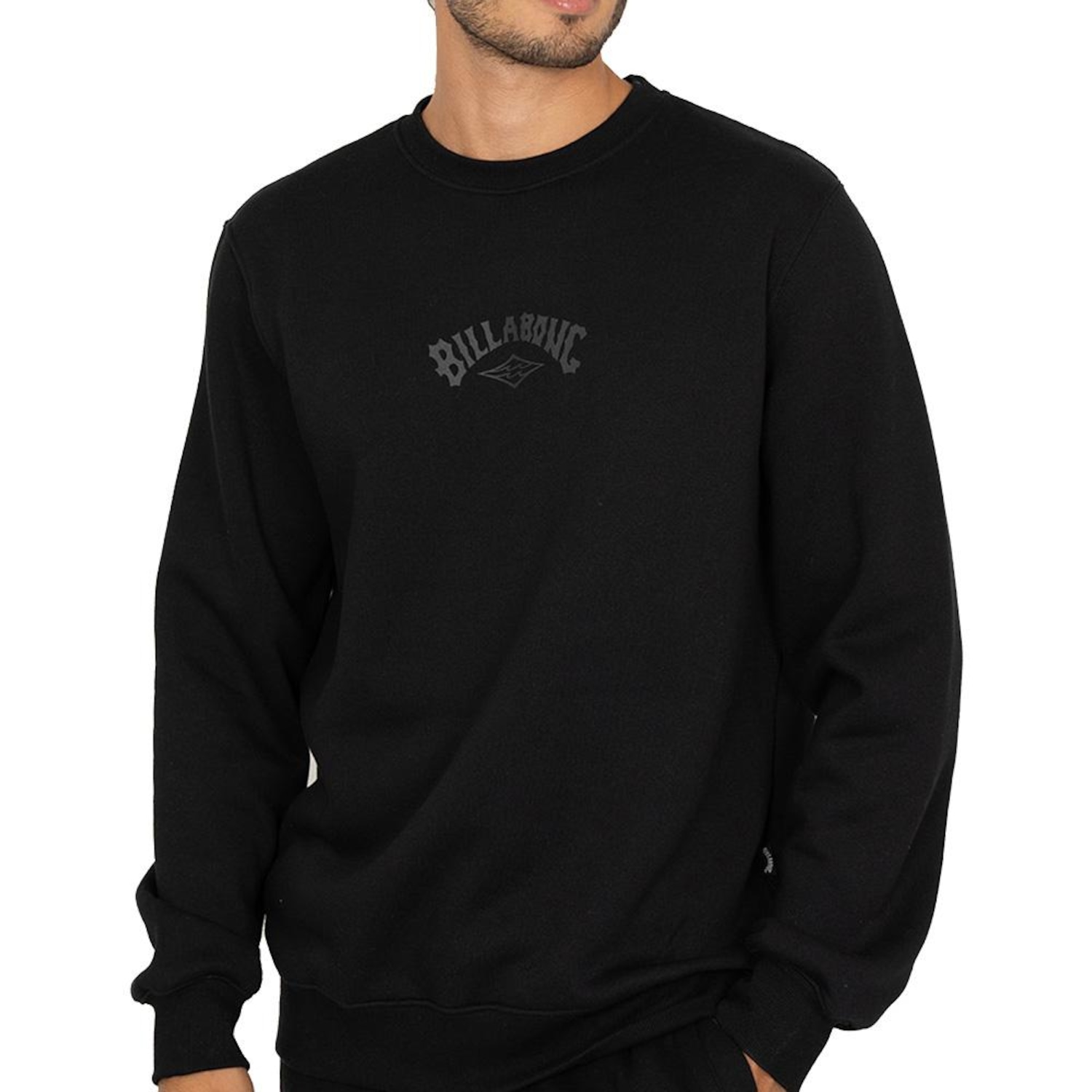 Blusão de Moletom Billabong Careca Mid Arch - Masculino - Foto 1