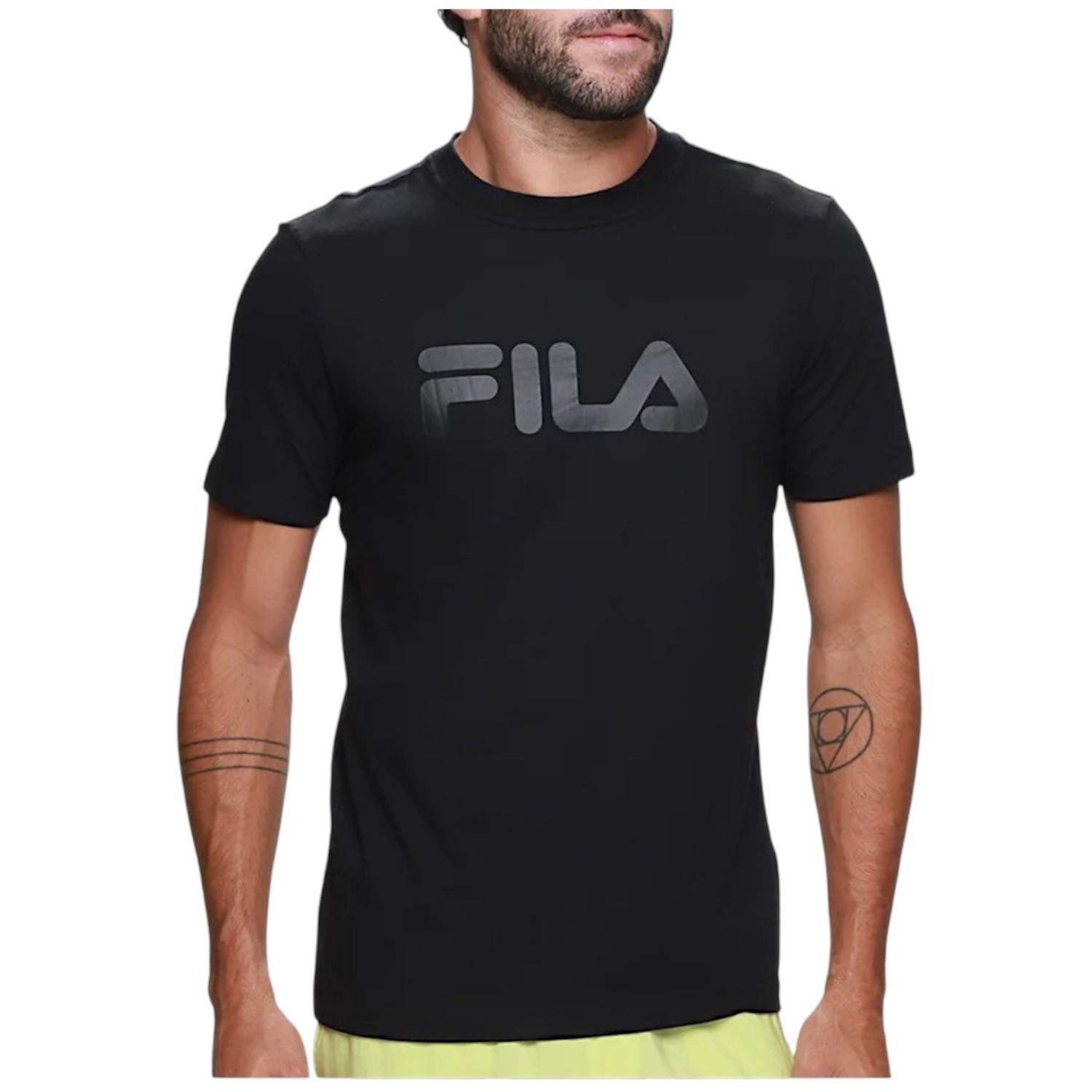 Camiseta Fila Regular Letter Premium IV - Masculina - Foto 1