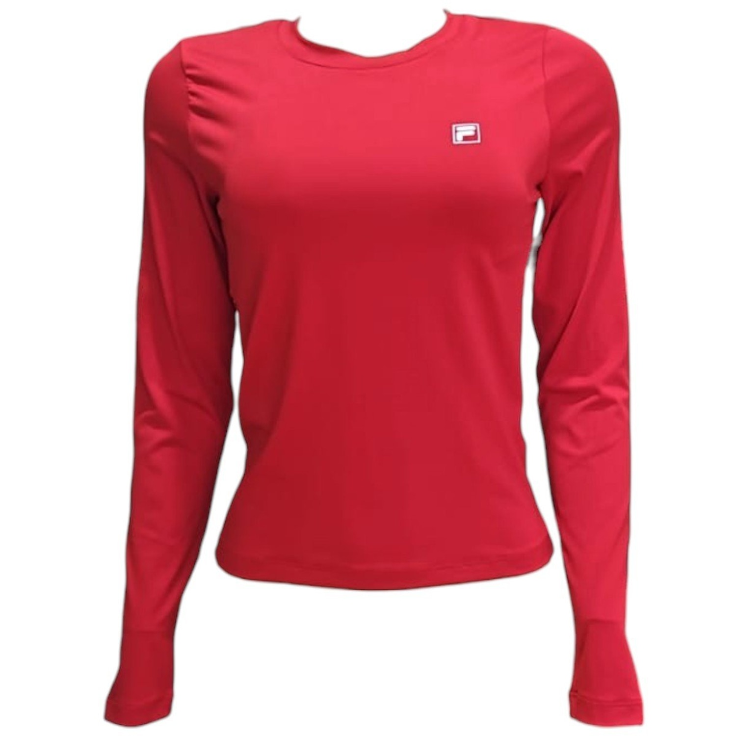 Camiseta Manga Longa Fila Essential - Feminina - Foto 1