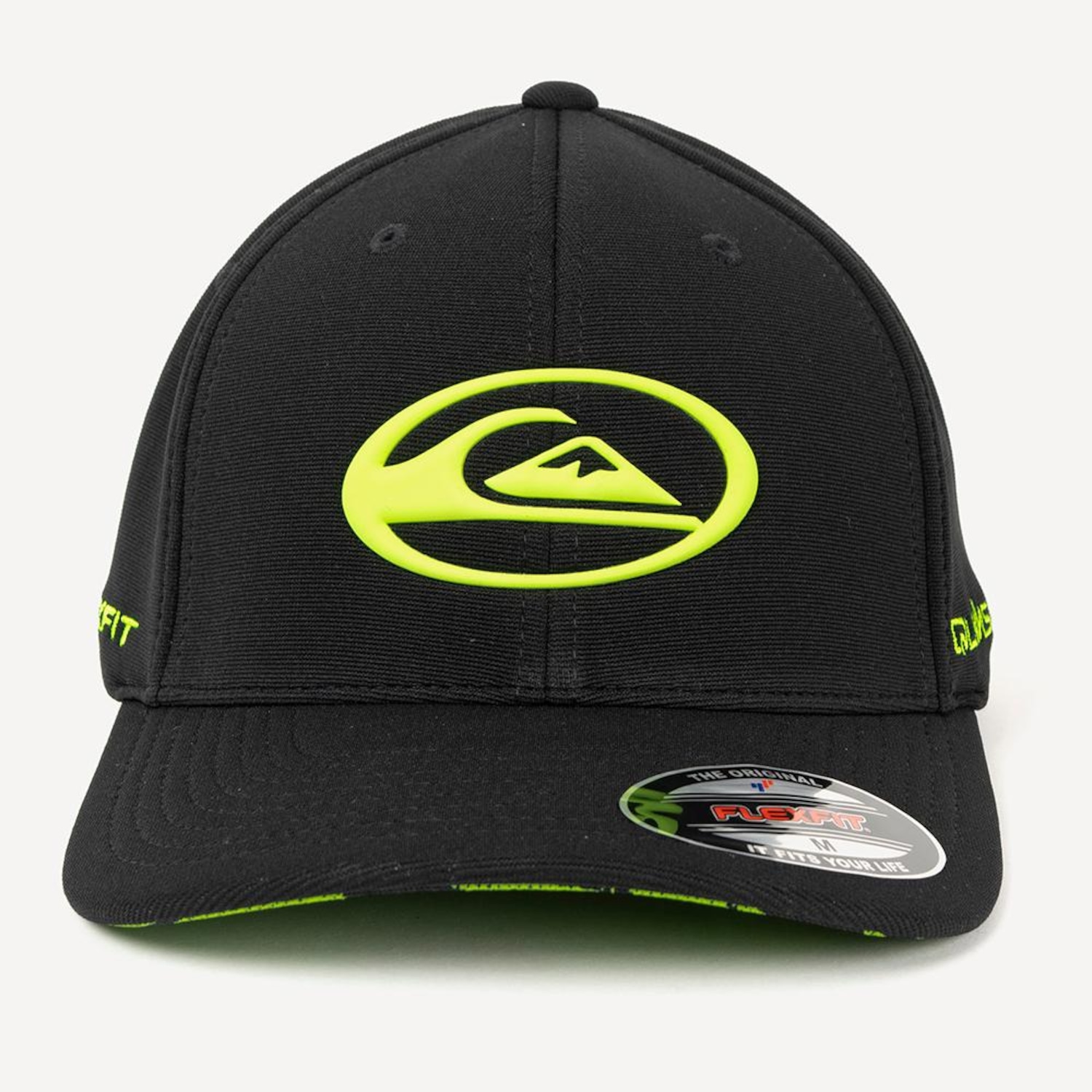 Boné Unissex Quiksilver Domed Logo Flaming Heat Aba Curva - Foto 3
