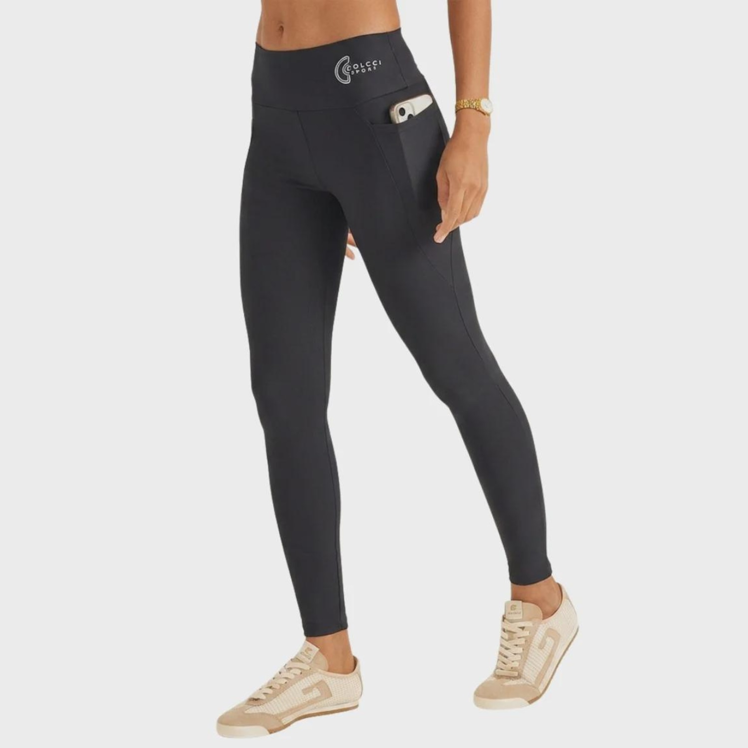 Calça Legging Colcci Sport Pace - Feminina - Foto 1