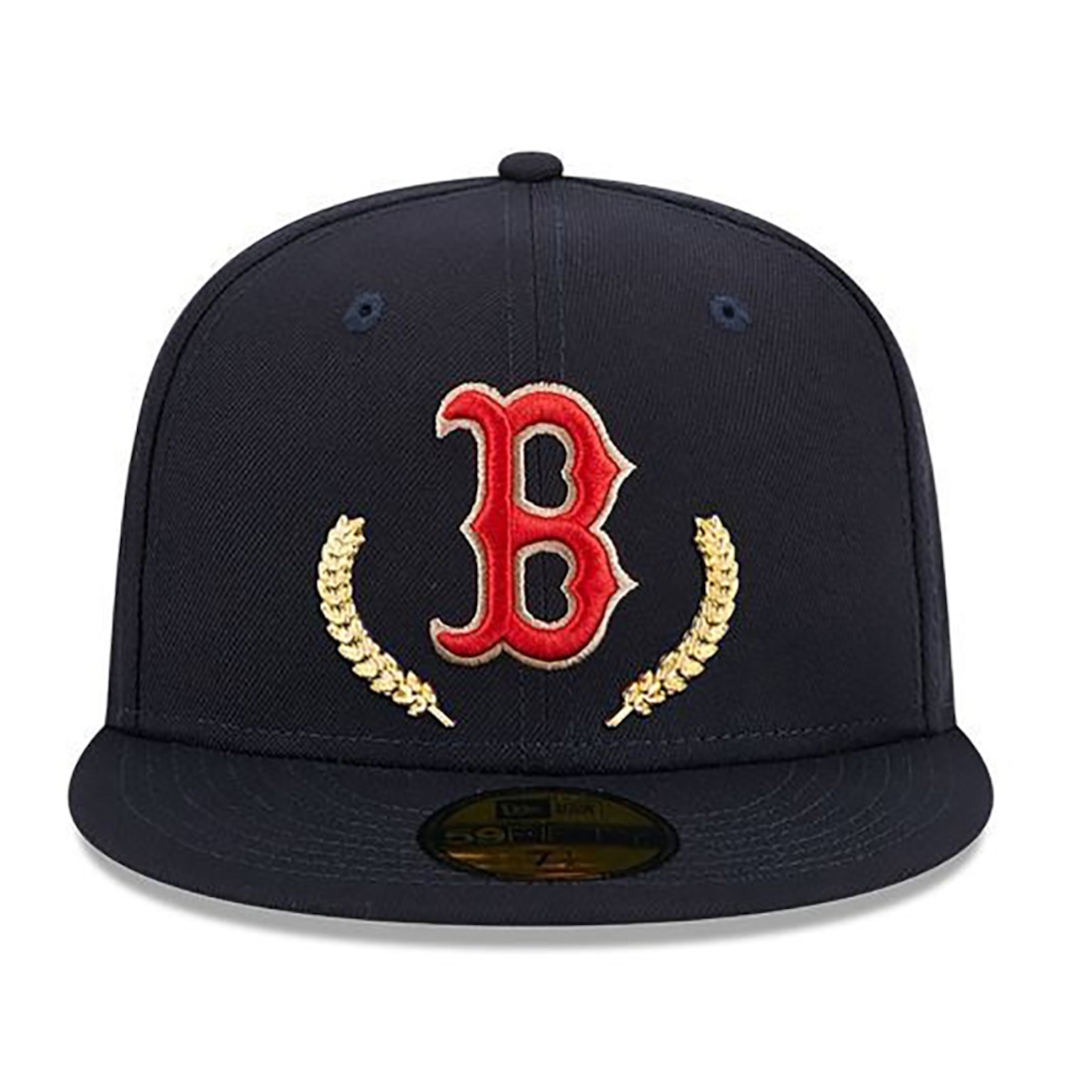 Boné Adulto New Era 59FIFTY Boston Red Sox Gold Leaf Aba Curva - Foto 2