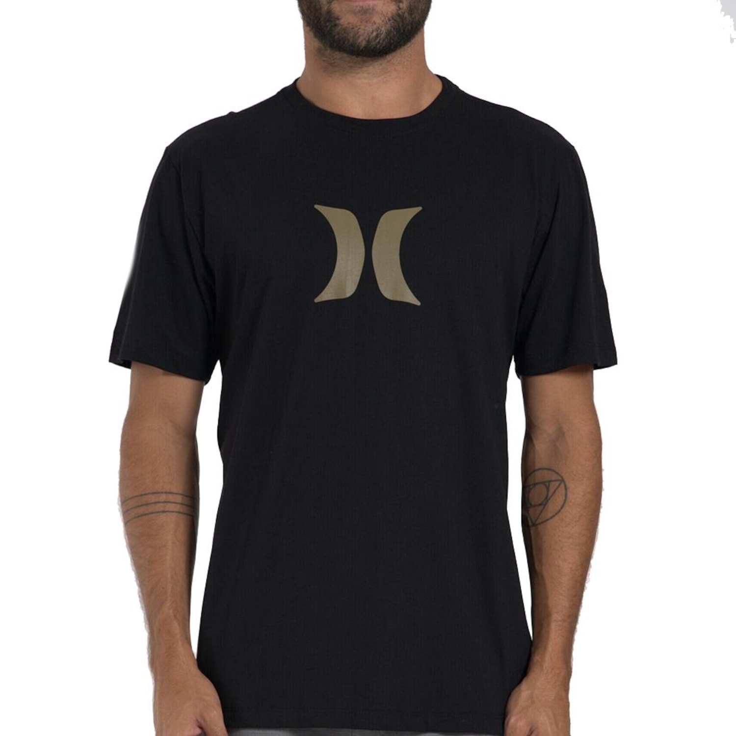 Camiseta Hurley Icon Over - Masculina - Foto 1
