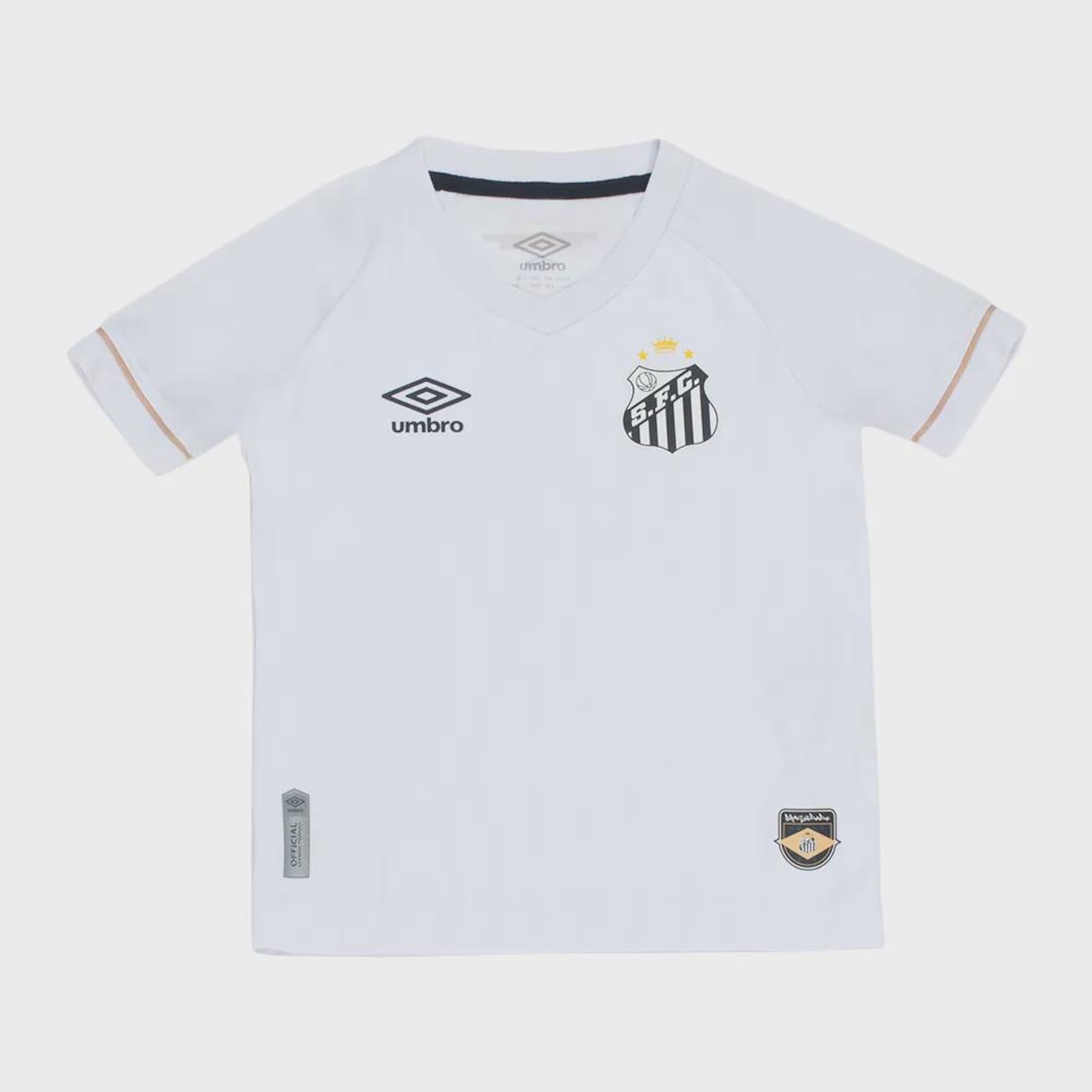 Kit de Uniforme de Futebol do Santos Futebol Clube I 26/27 Umbro Infantil - Foto 2