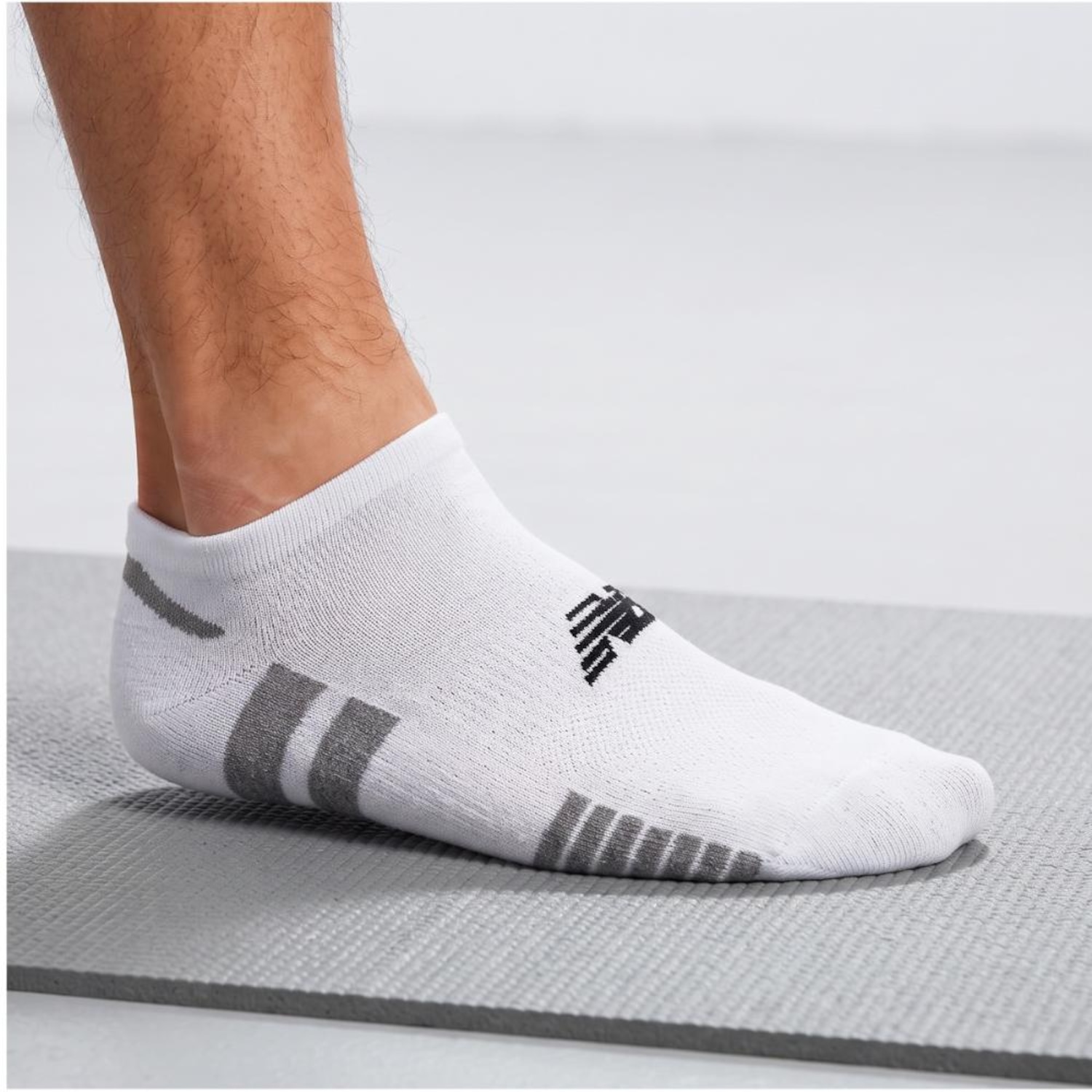 Kit Meia New Balance Cano Baixo - Masculino - 3 Pares - Foto 2