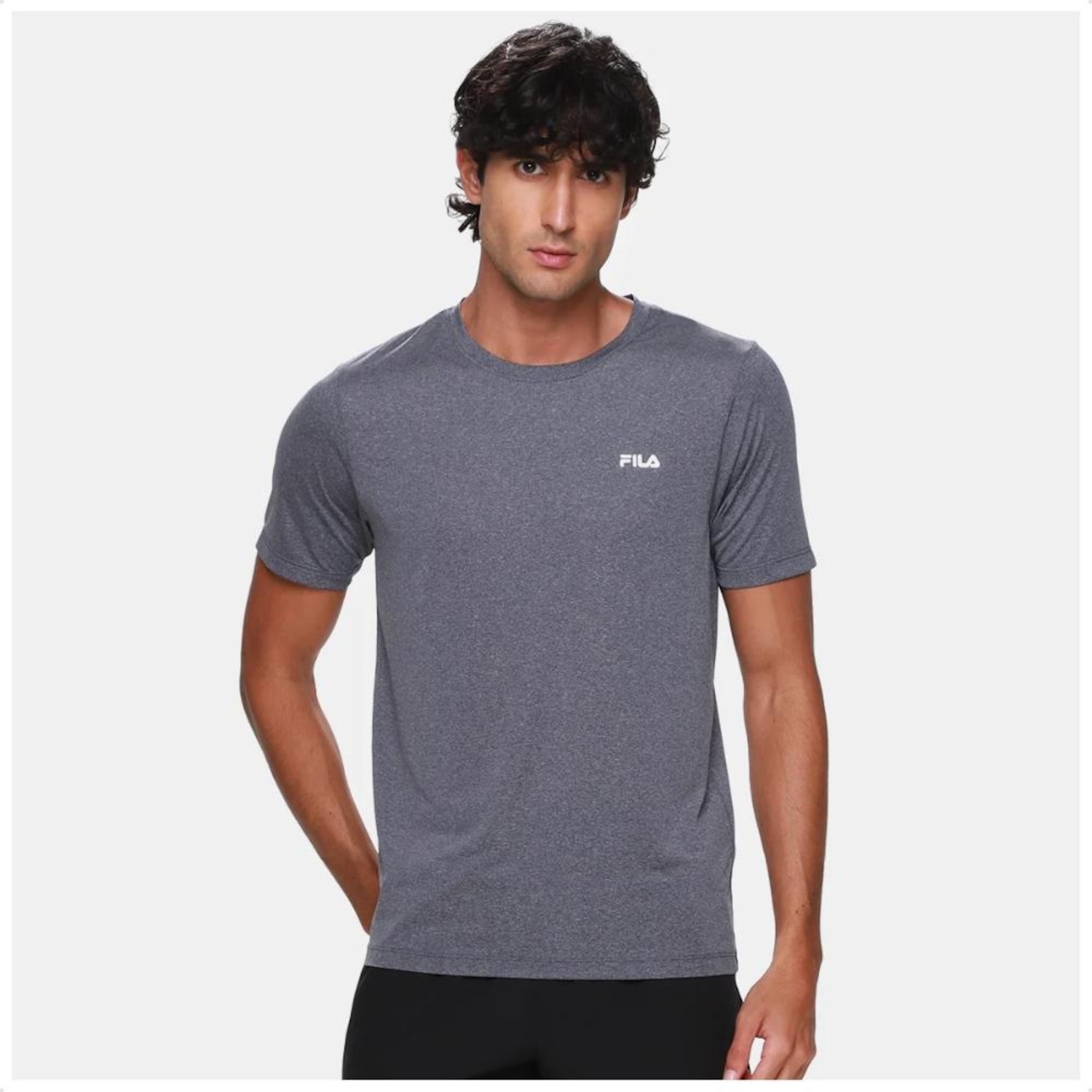 Camiseta Fila Sport Melange II Masculina - Foto 1