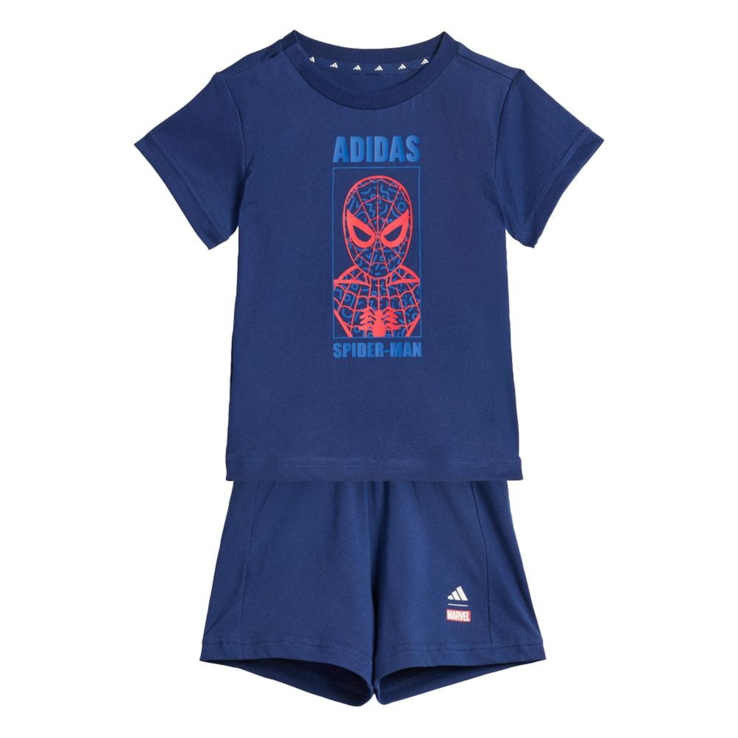 Conjunto adidas Marvel Home-Aranha Infantil - Foto 1