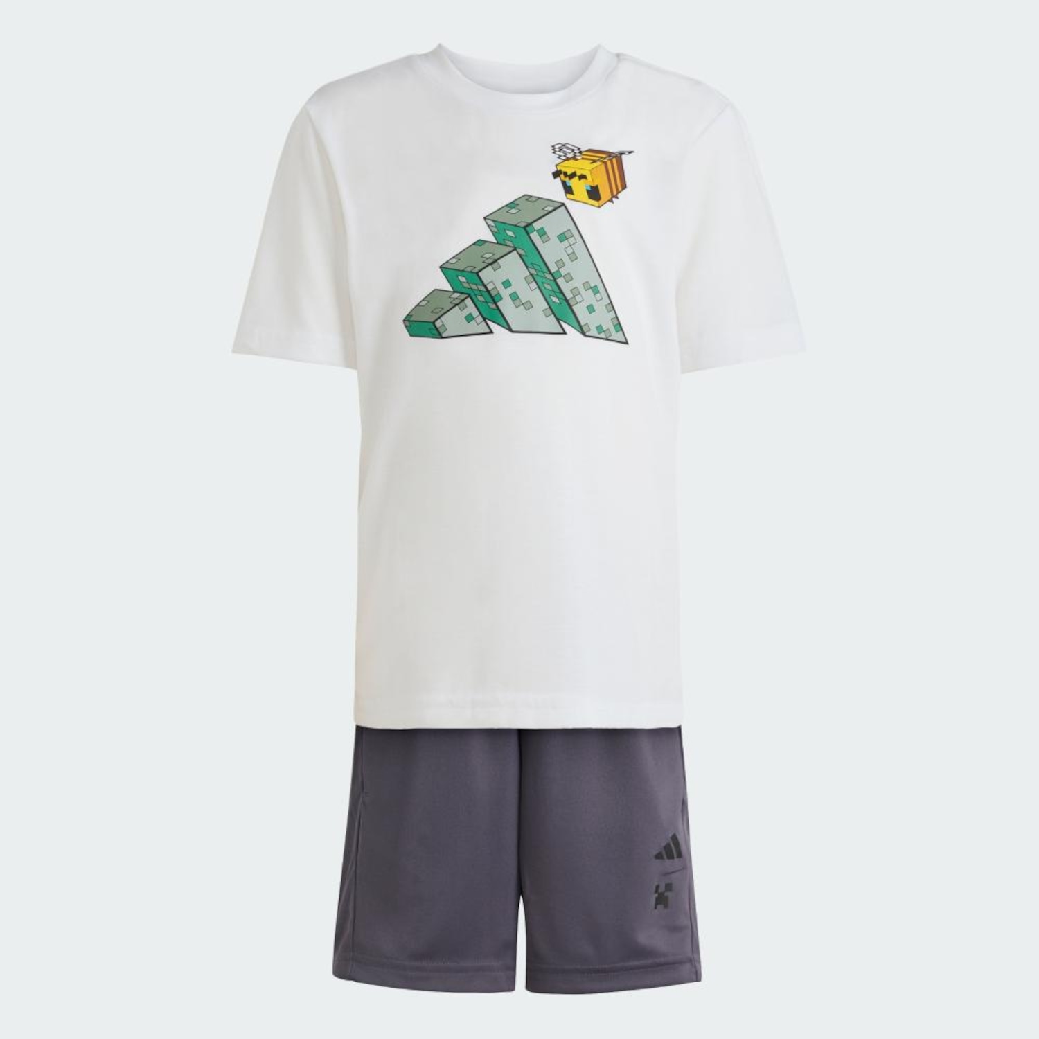 Conjunto adidas Minecraft Training Summer Infantil - Foto 2