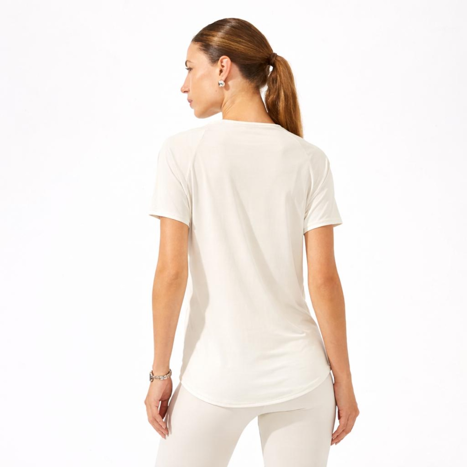 Camiseta Colcci Comfort Com Logo Minimalista OU26 Feminina - Foto 2