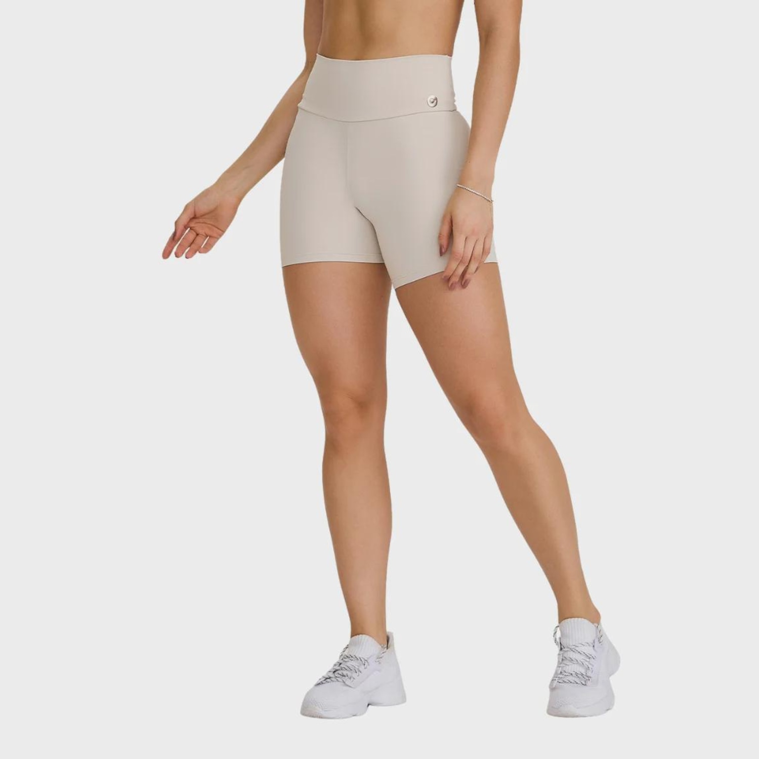 Short Fitness Caju Brasil Hyper Classico - Feminino - Foto 1