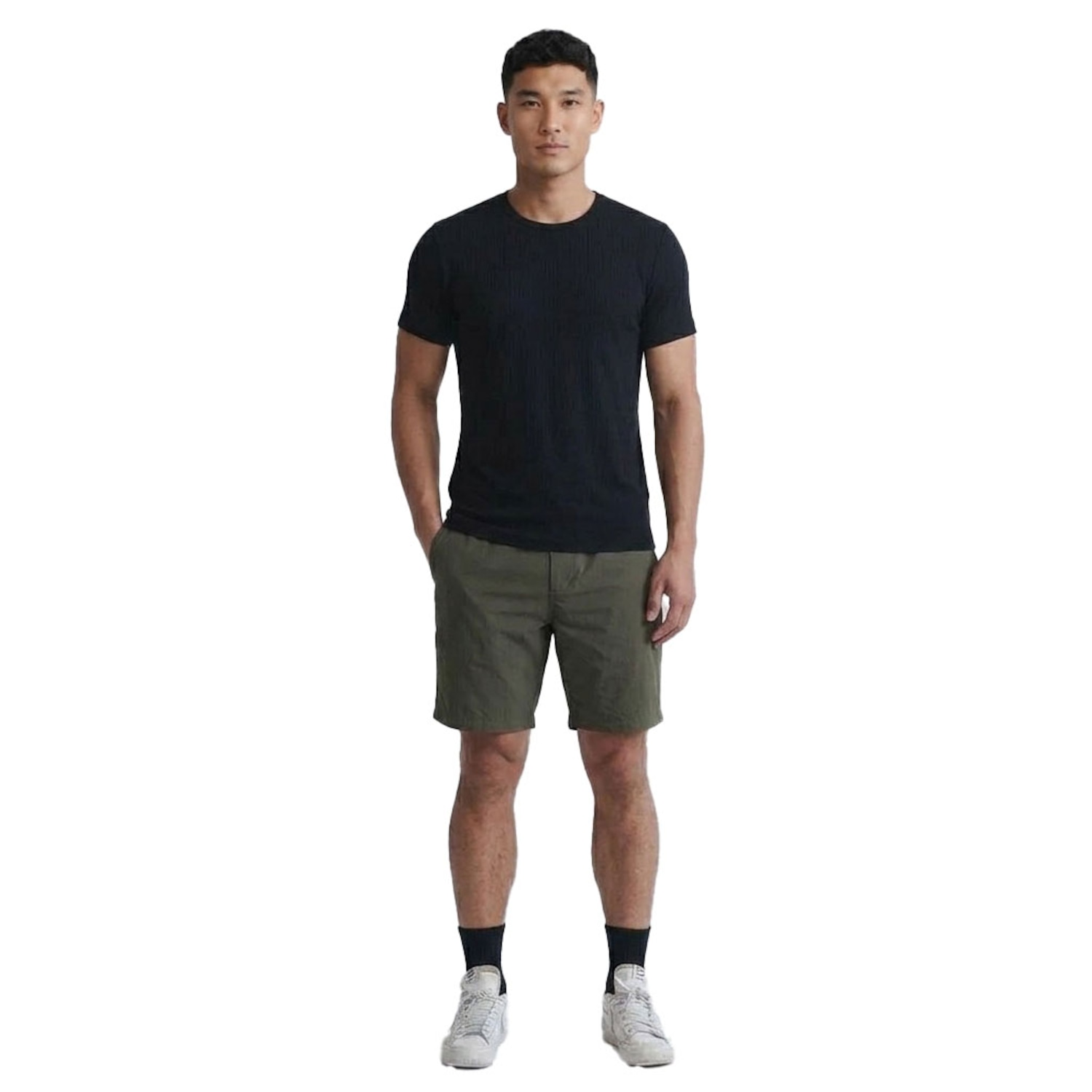 Camisa Básica Tech Lisa Anti Odor Manga Curta MVB Modas Masculina - Foto 2