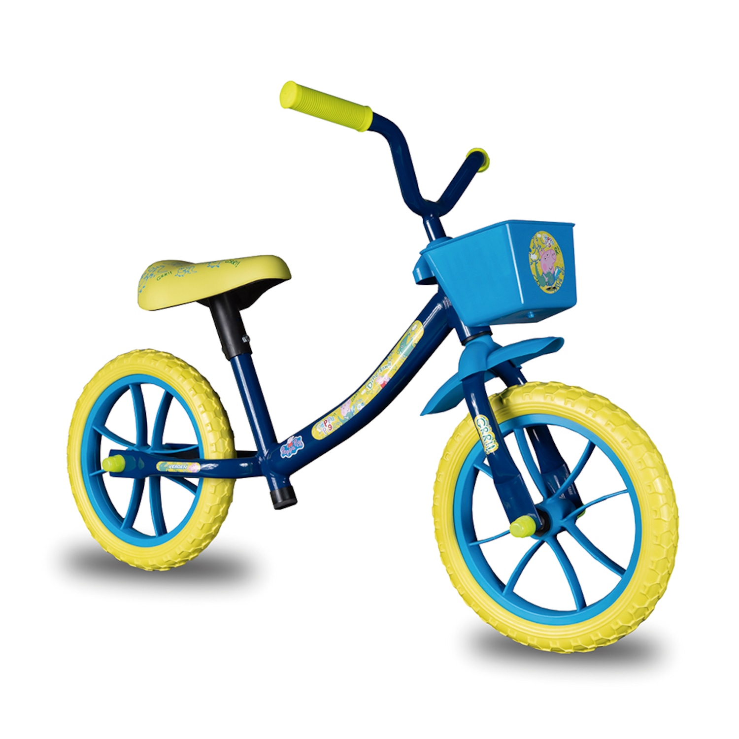 Bicicleta de Equilíbrio Menino Balance Geoger Peppa  Verden Bikes - Infantil - Foto 1